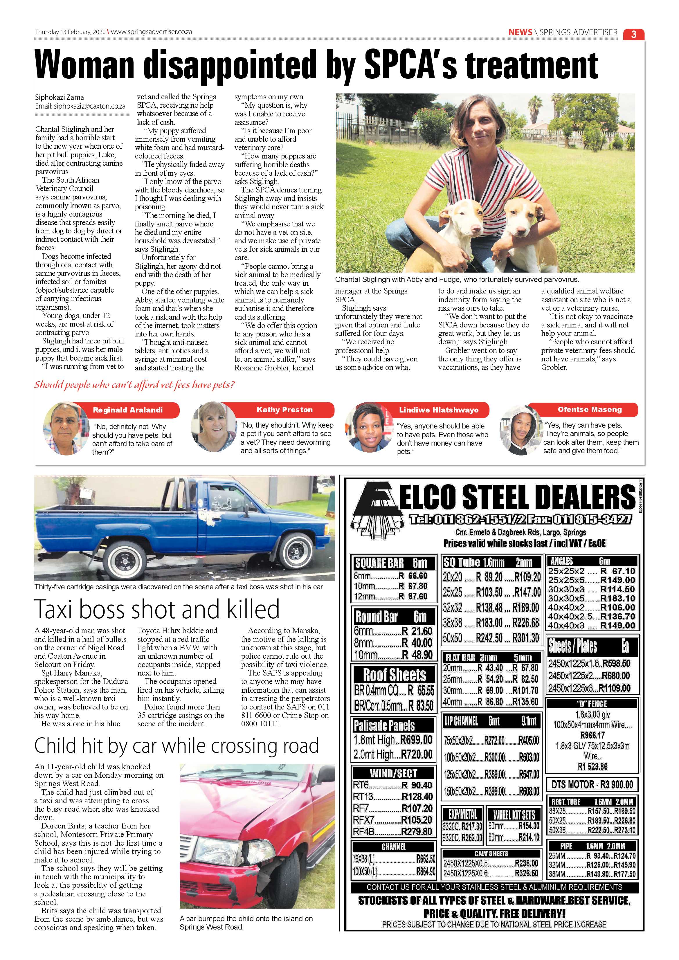 Springs Advertiser 13 February 2020 page 3