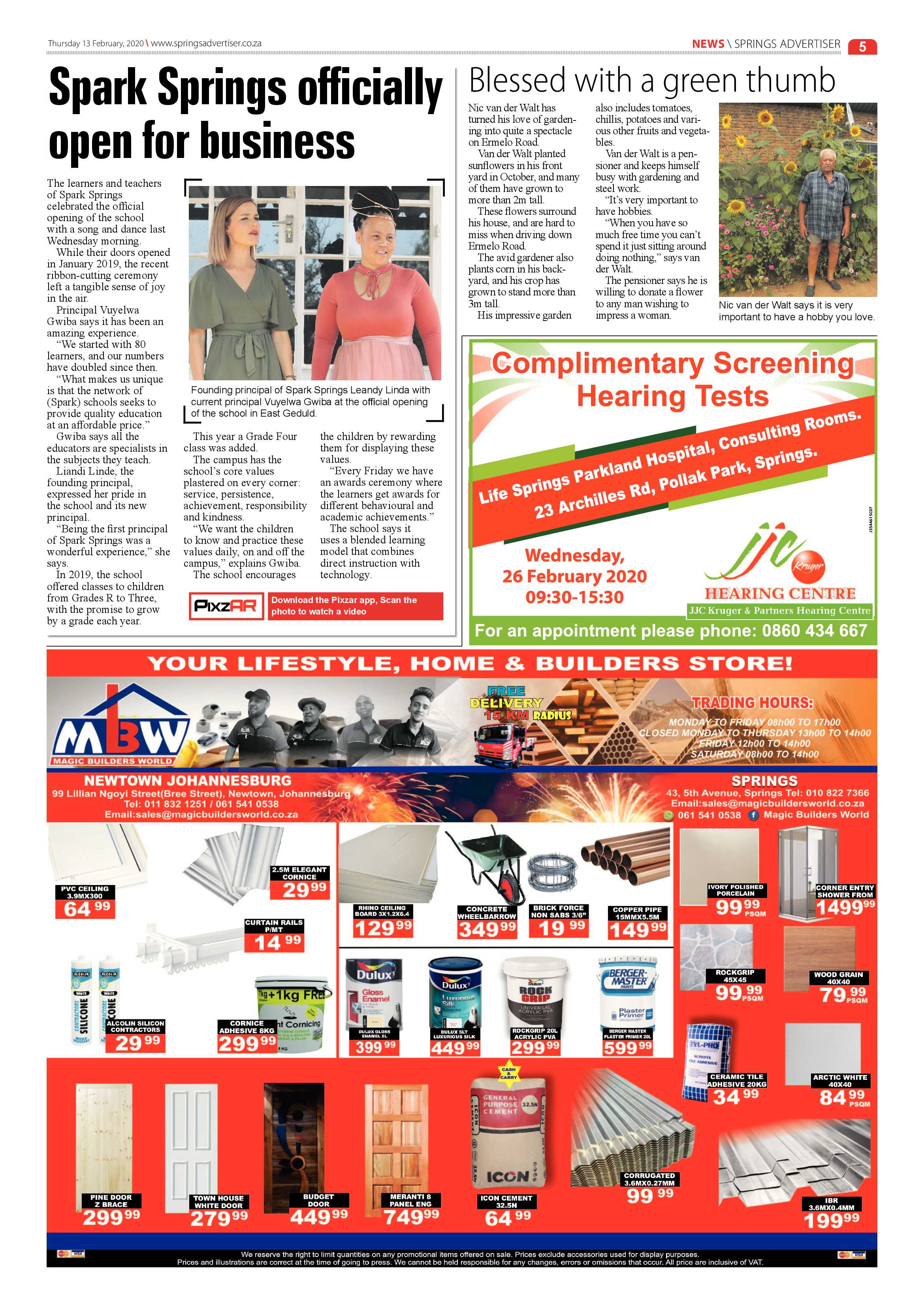 Springs Advertiser 13 February 2020 page 5