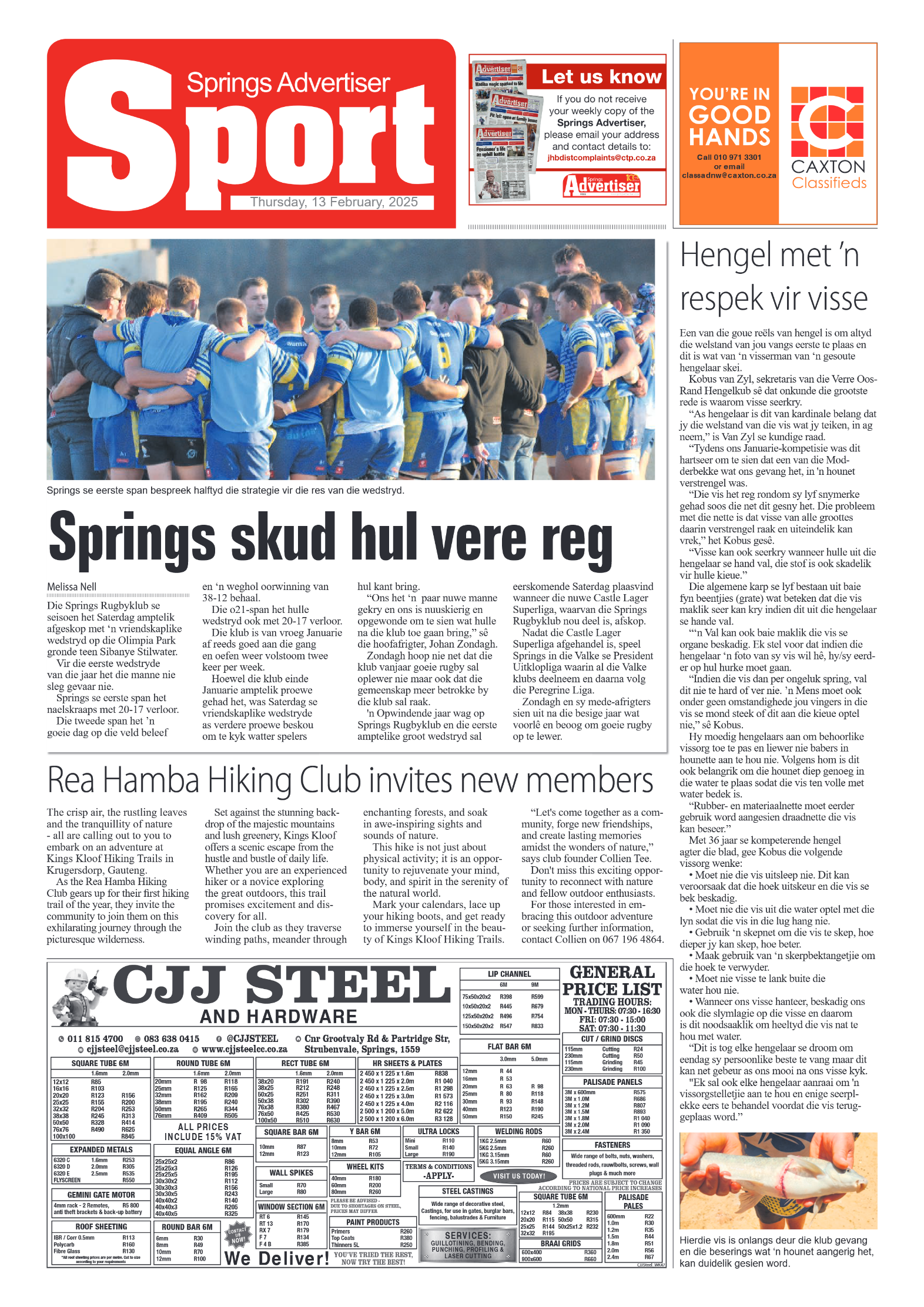 Springs Advertiser 13 February 2025 page 12
