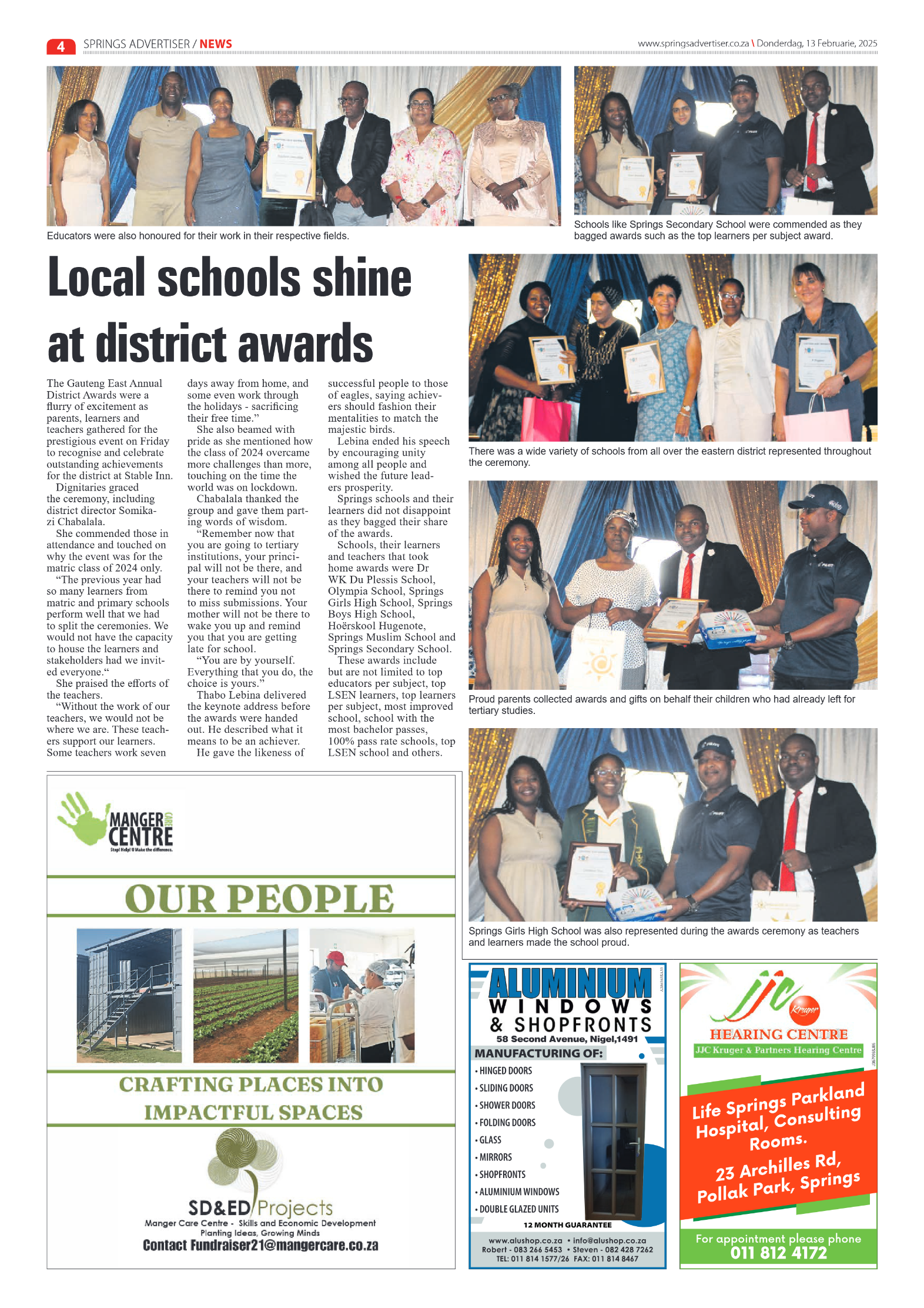 Springs Advertiser 13 February 2025 page 4