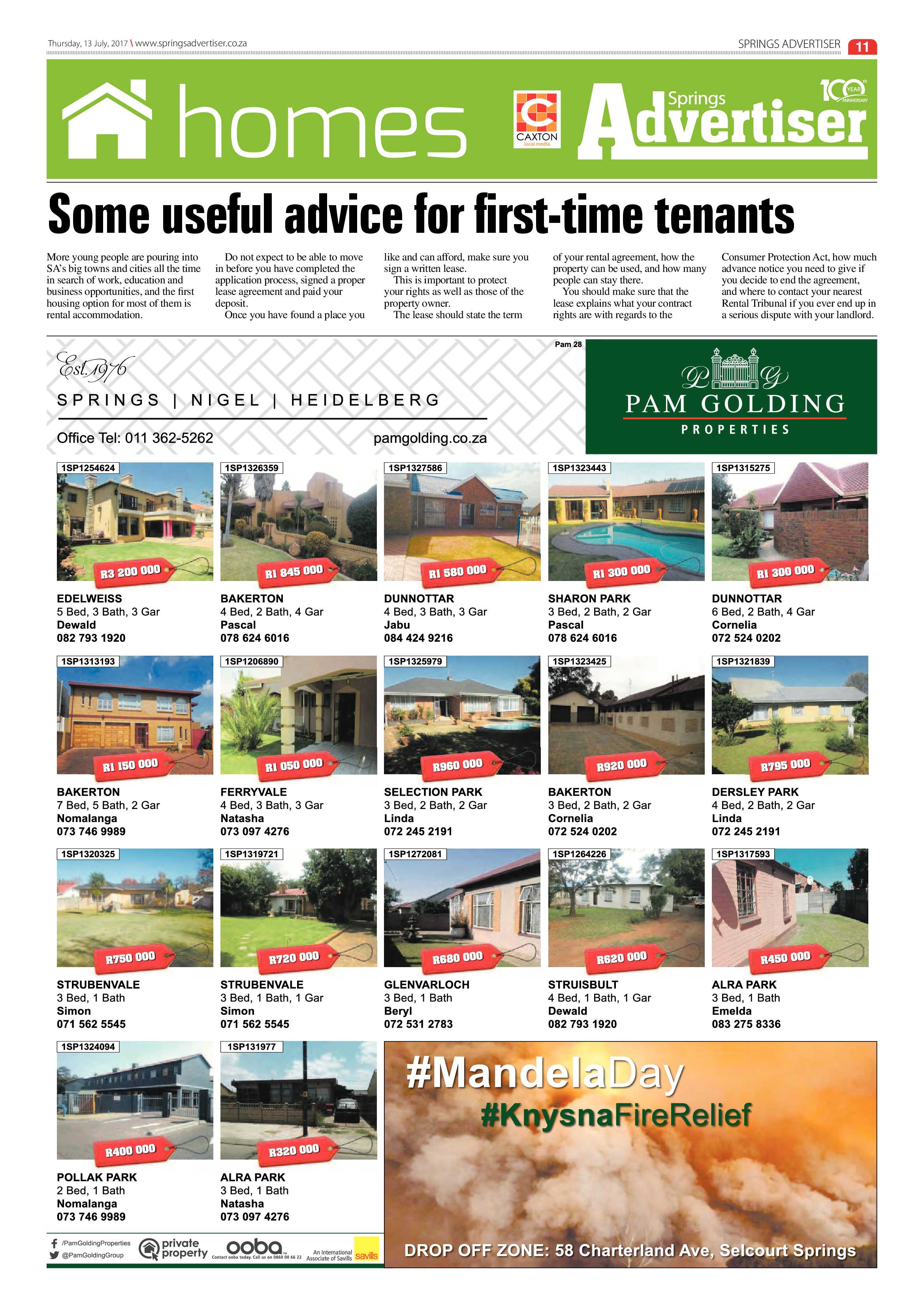 Springs Advertiser 13 July 2017 page 11
