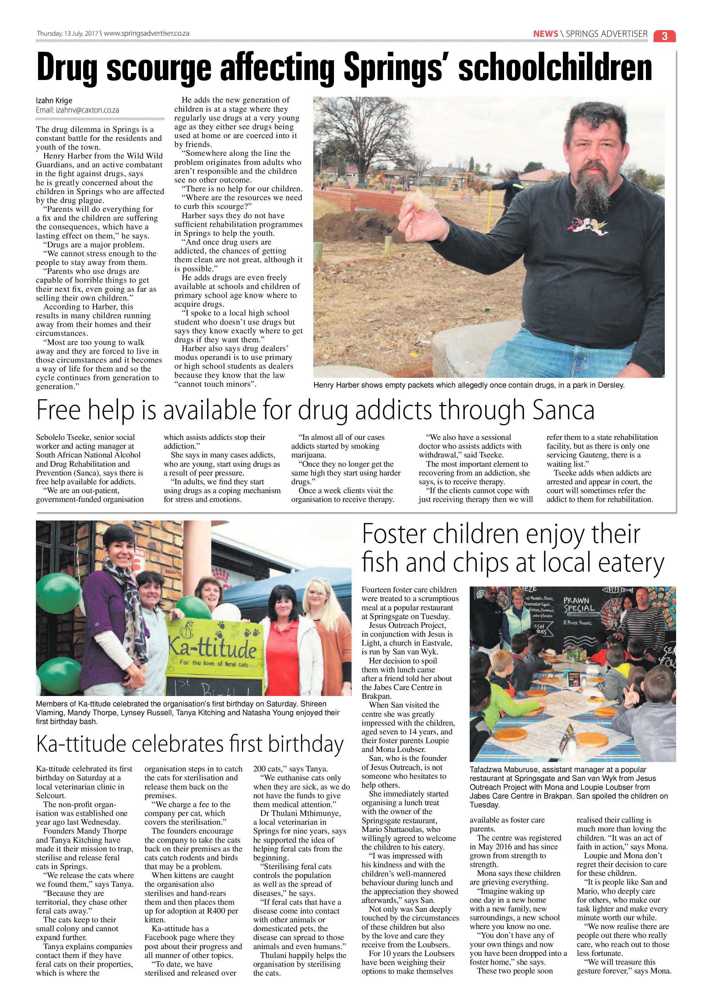 Springs Advertiser 13 July 2017 page 3