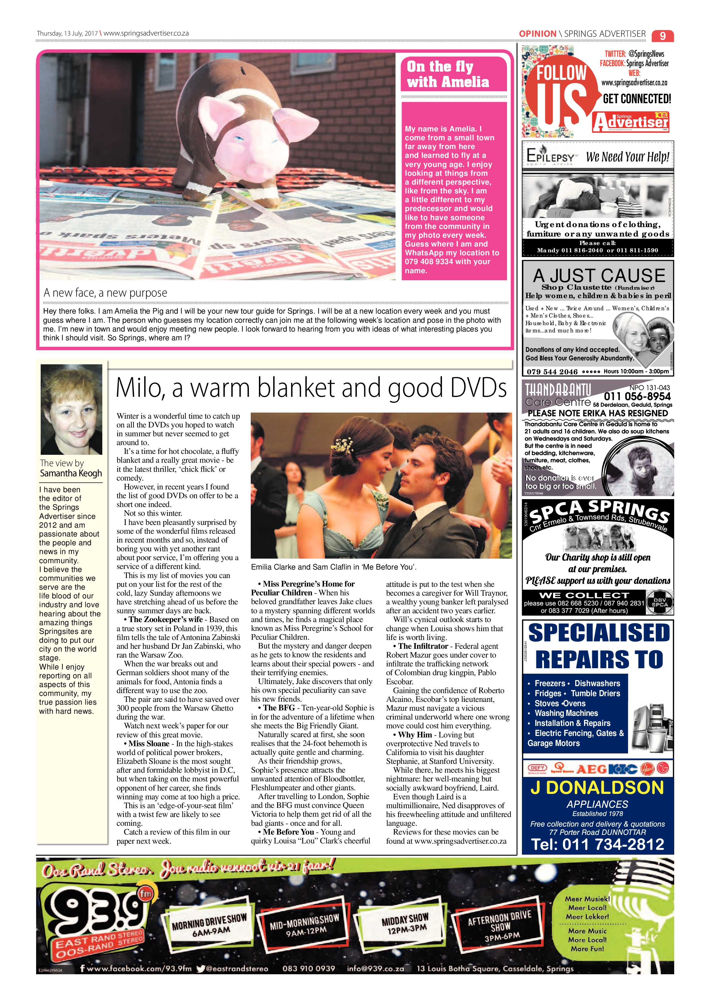 Springs Advertiser 13 July 2017 page 9