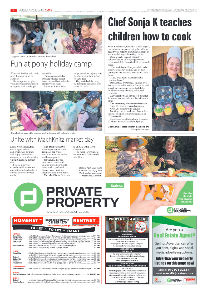 Springs Advertiser 13 July 2023 page 4