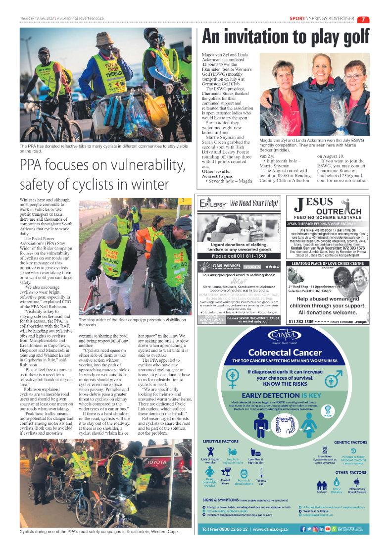 Springs Advertiser 13 July 2023 page 7