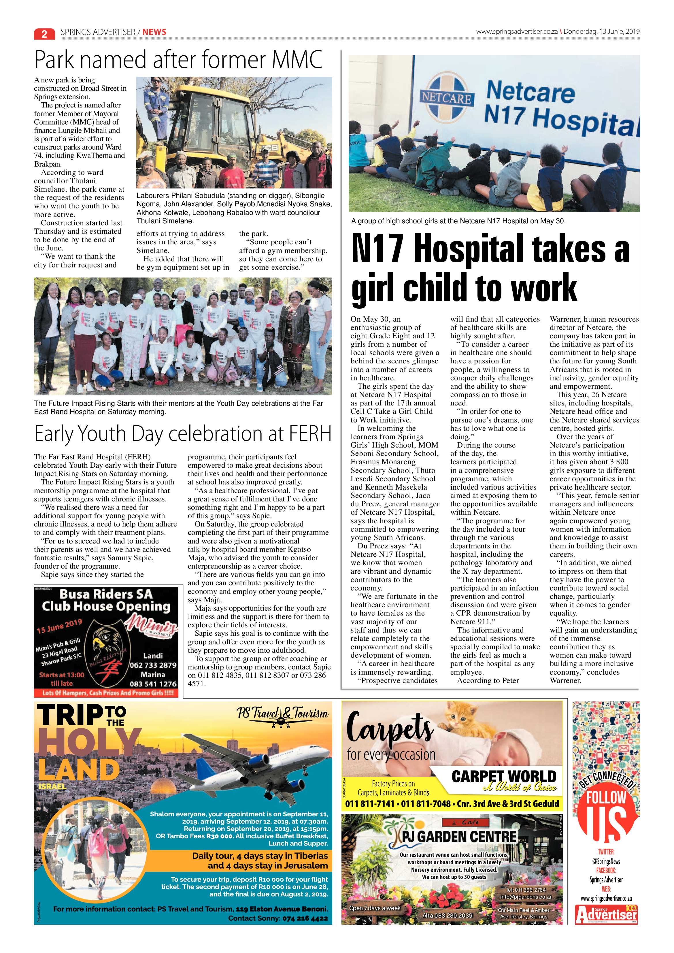Springs Advertiser 13 June 2019 page 2