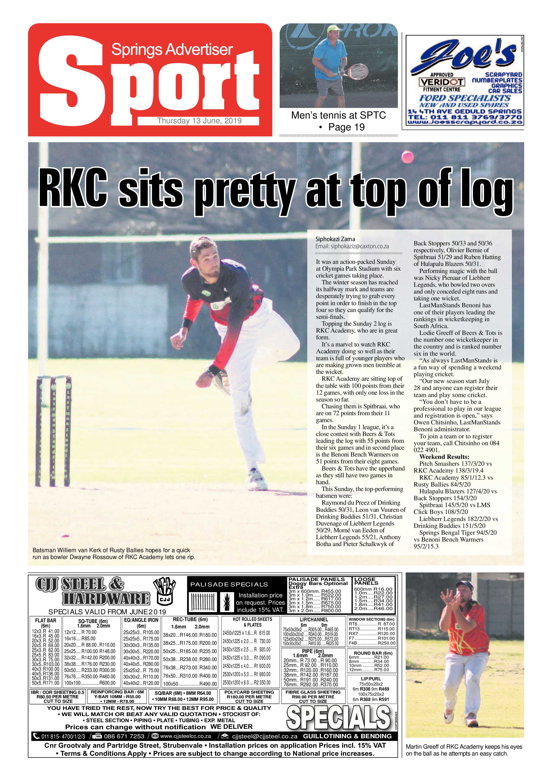 Springs Advertiser 13 June 2019 page 20