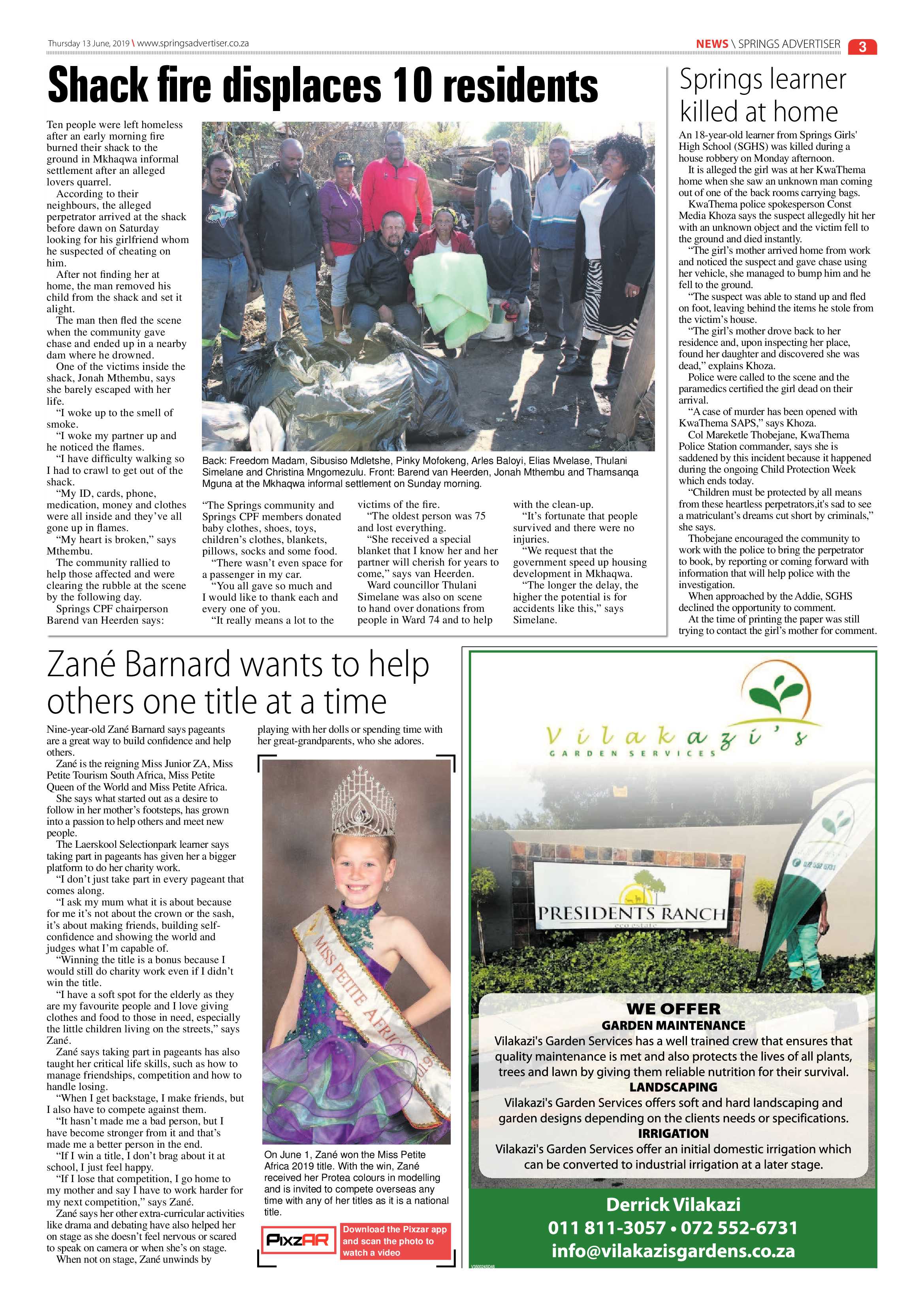 Springs Advertiser 13 June 2019 page 3