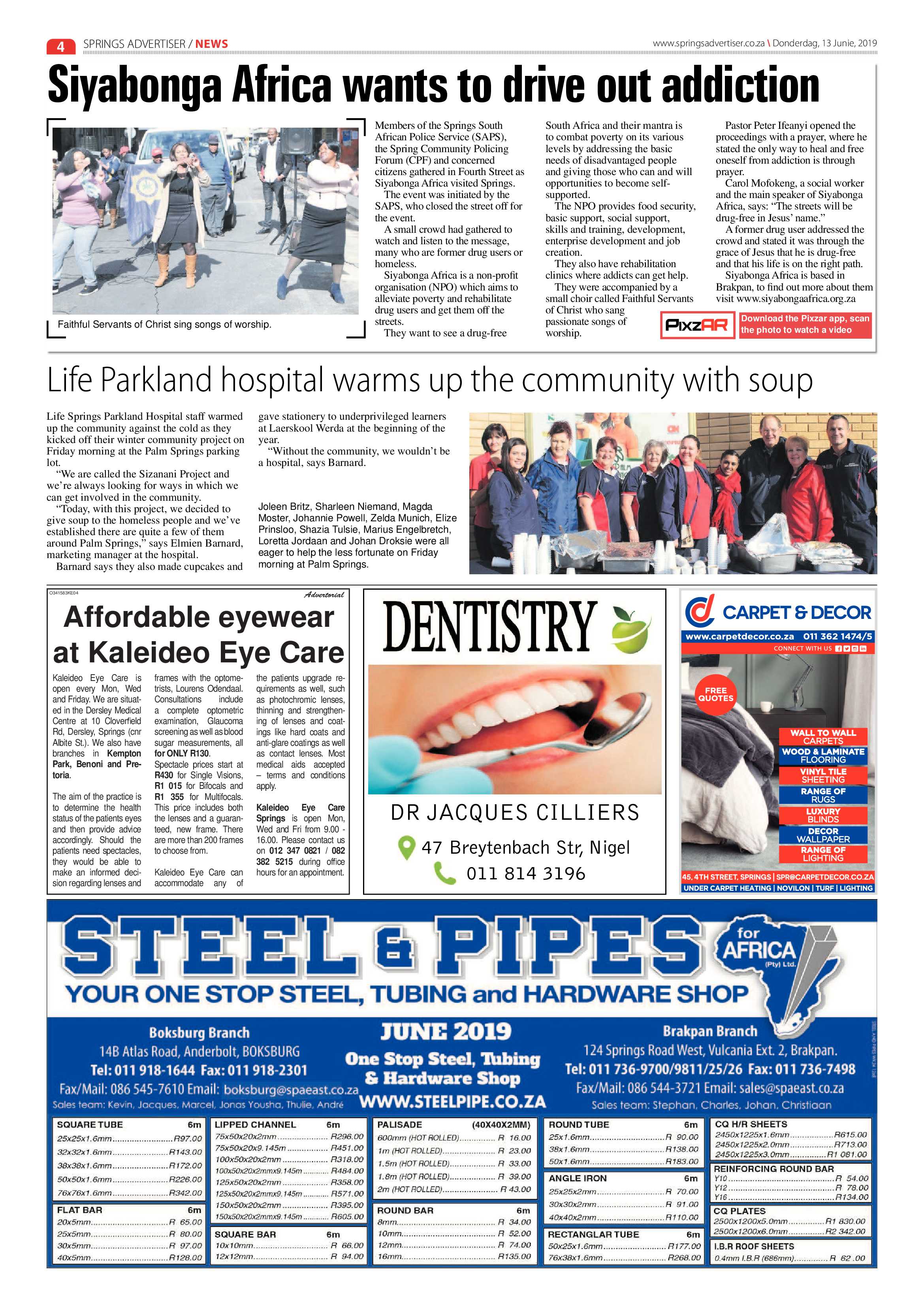 Springs Advertiser 13 June 2019 page 4