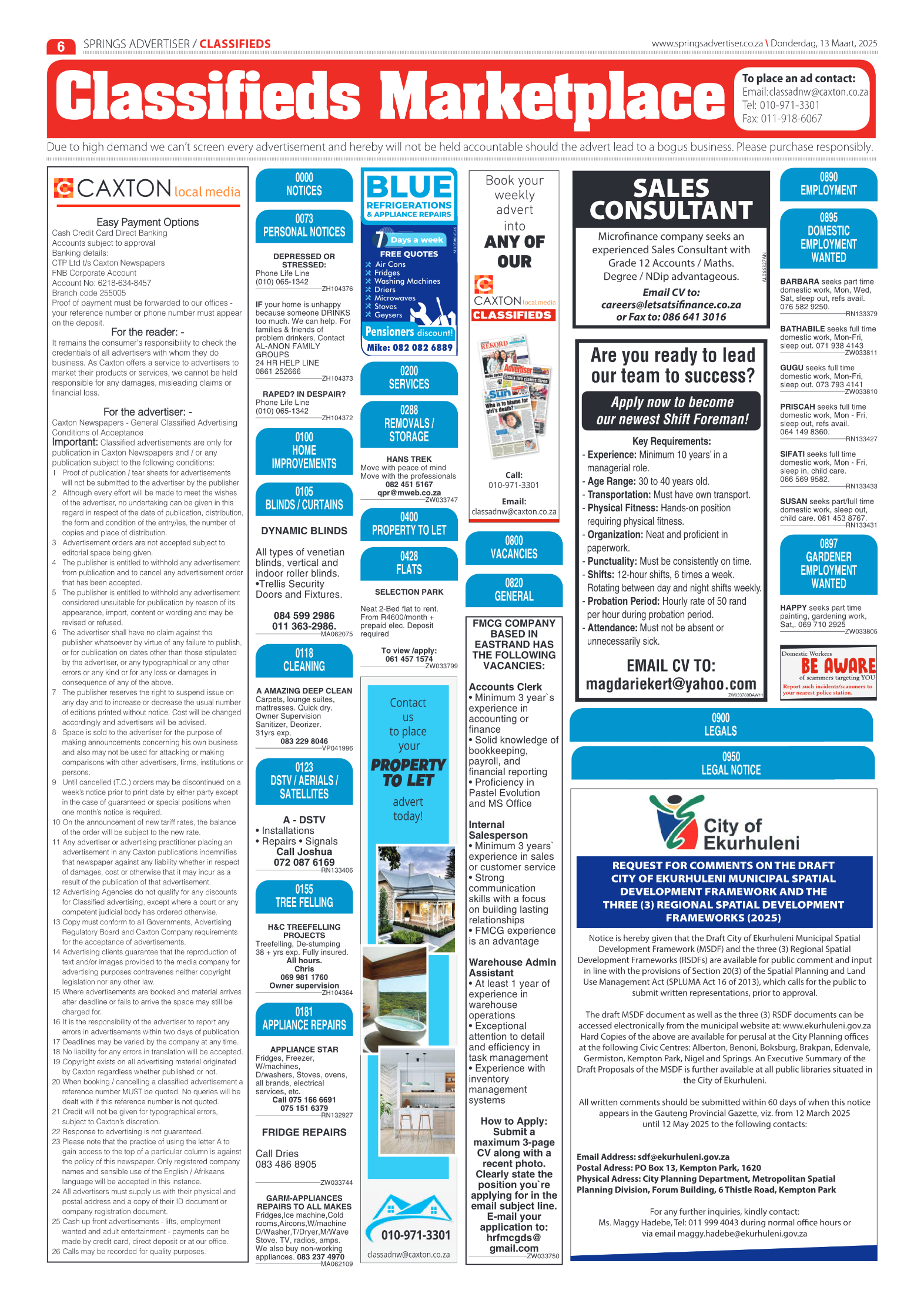 Springs Advertiser 13 March 2025 page 8