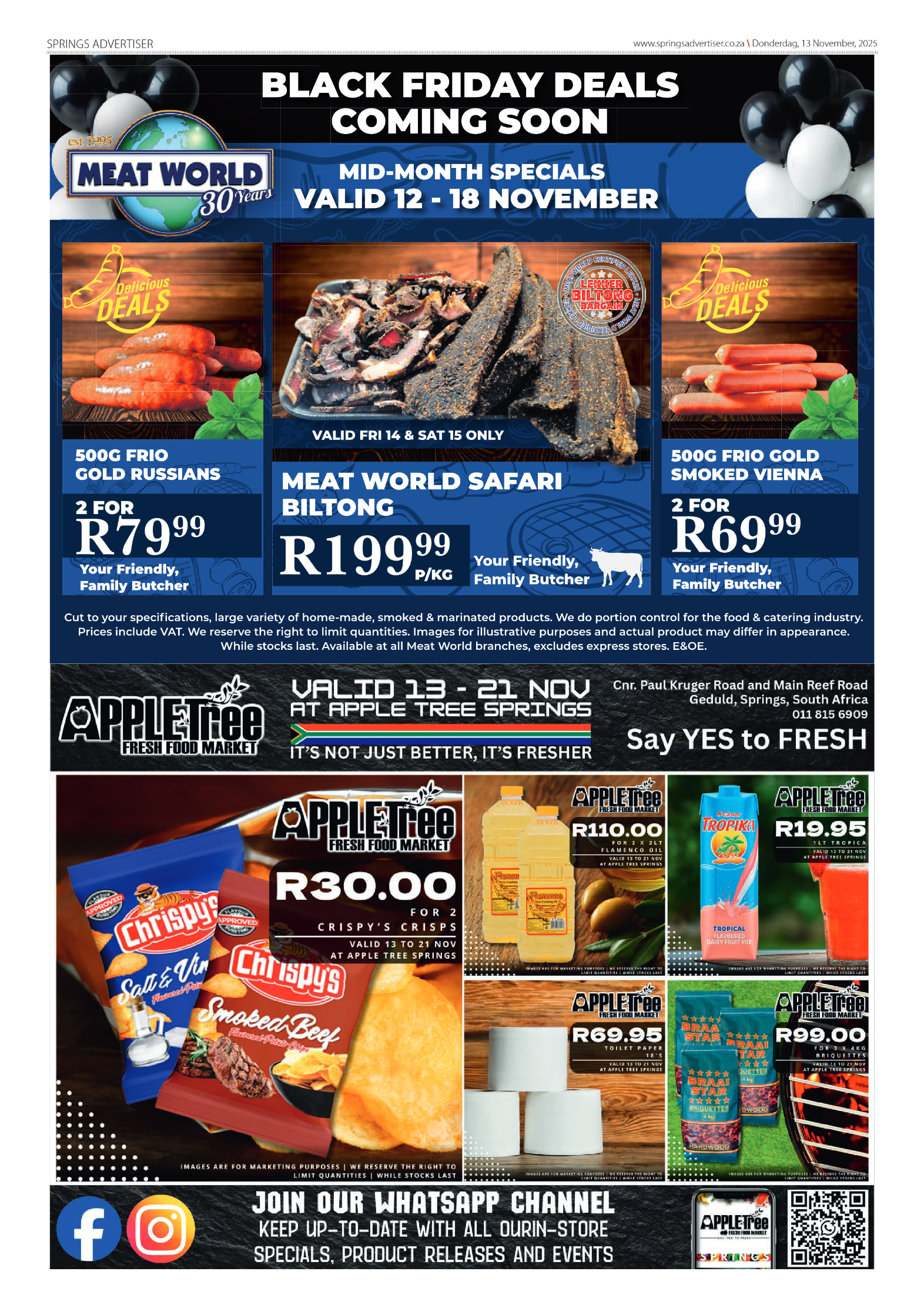 Springs Advertiser 13 November 2025 page 12