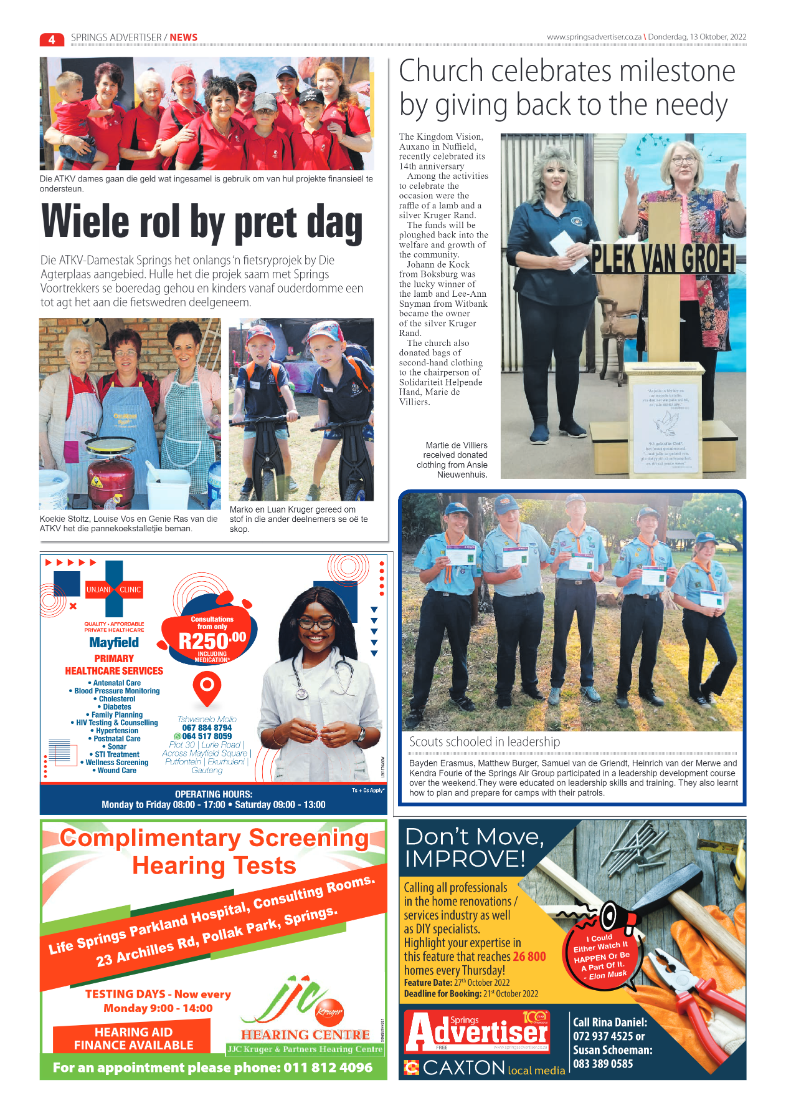 Springs Advertiser 13 October 2022 page 4