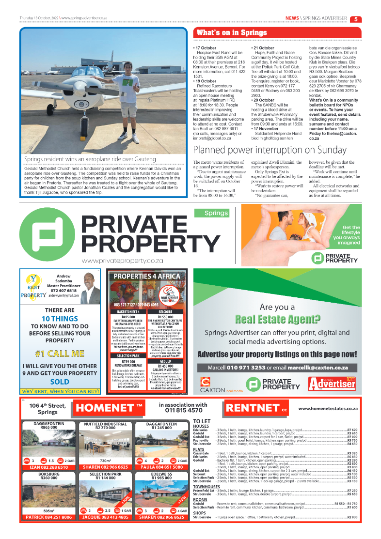 Springs Advertiser 13 October 2022 page 5