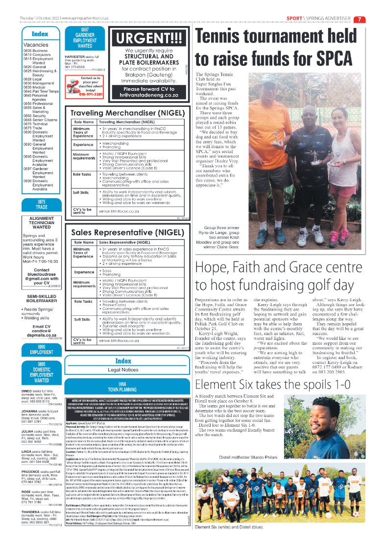 Springs Advertiser 13 October 2022 page 7