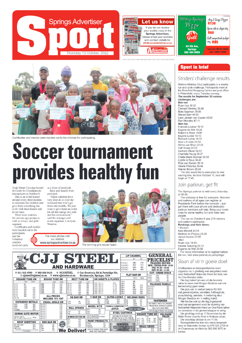 Springs Advertiser 13 October 2022 page 8