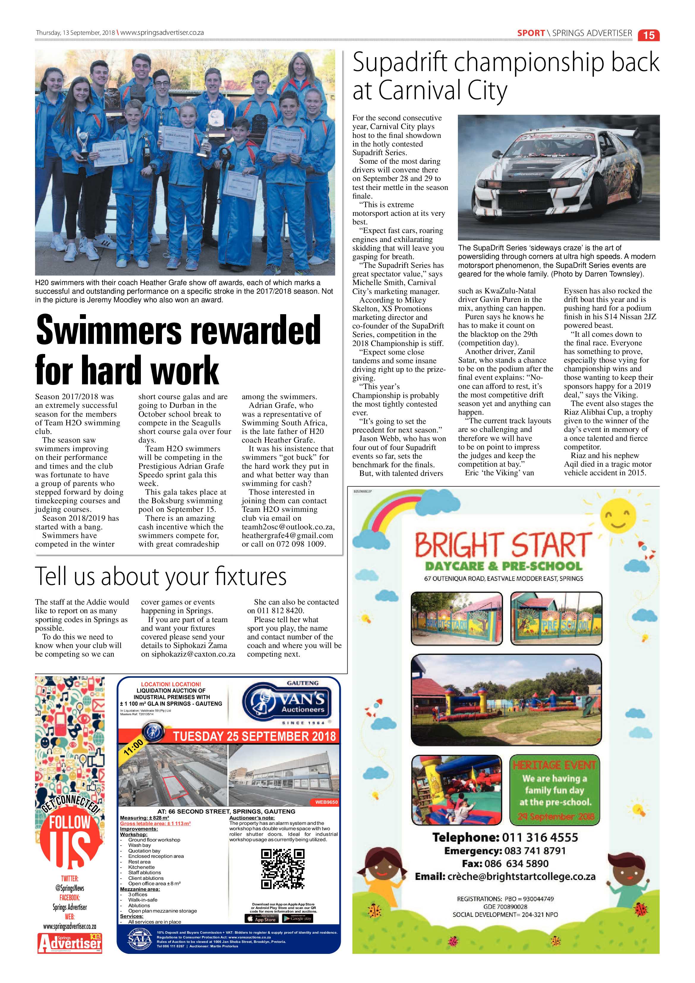 Springs Advertiser 13 September 2018 page 15