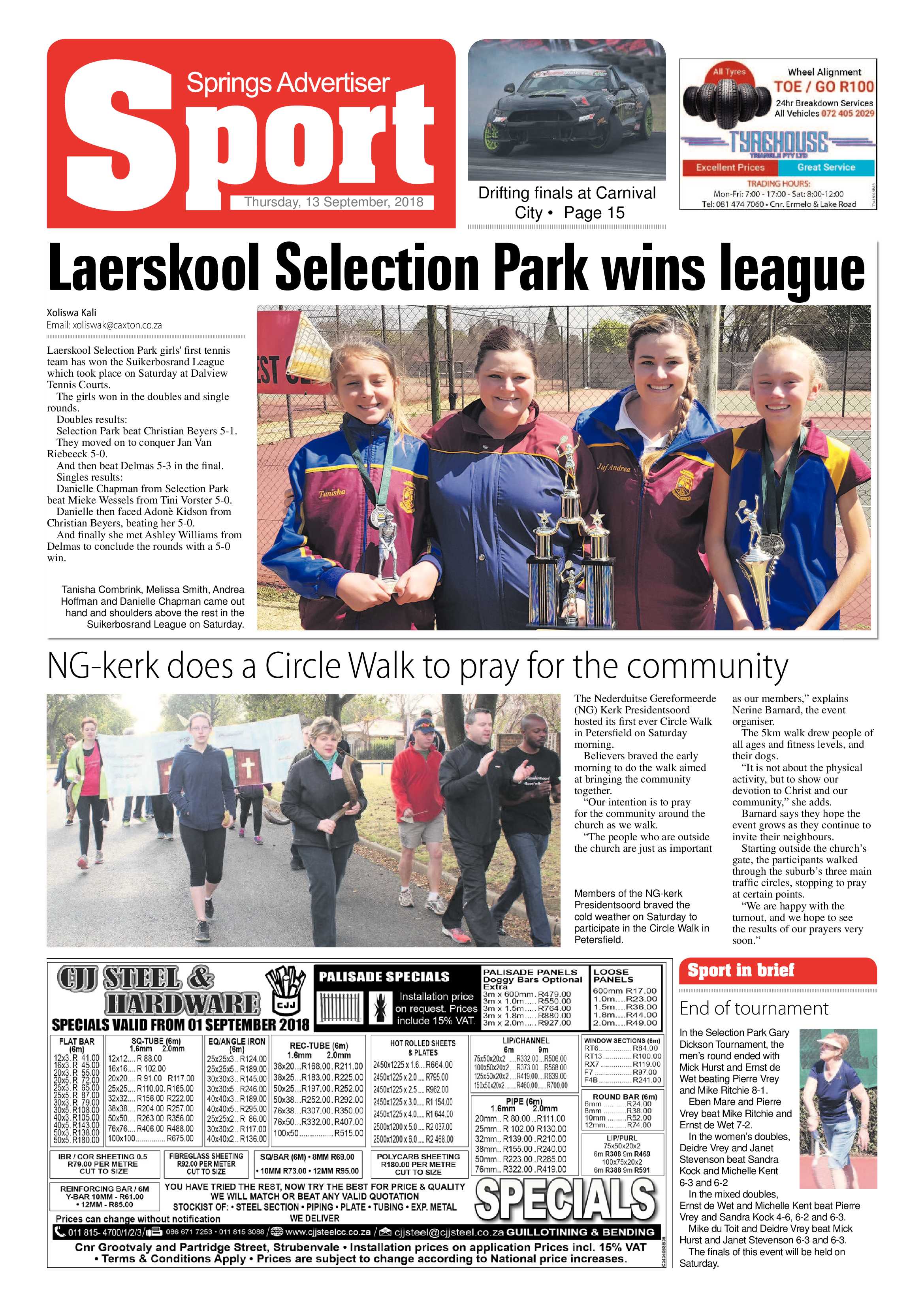 Springs Advertiser 13 September 2018 page 16