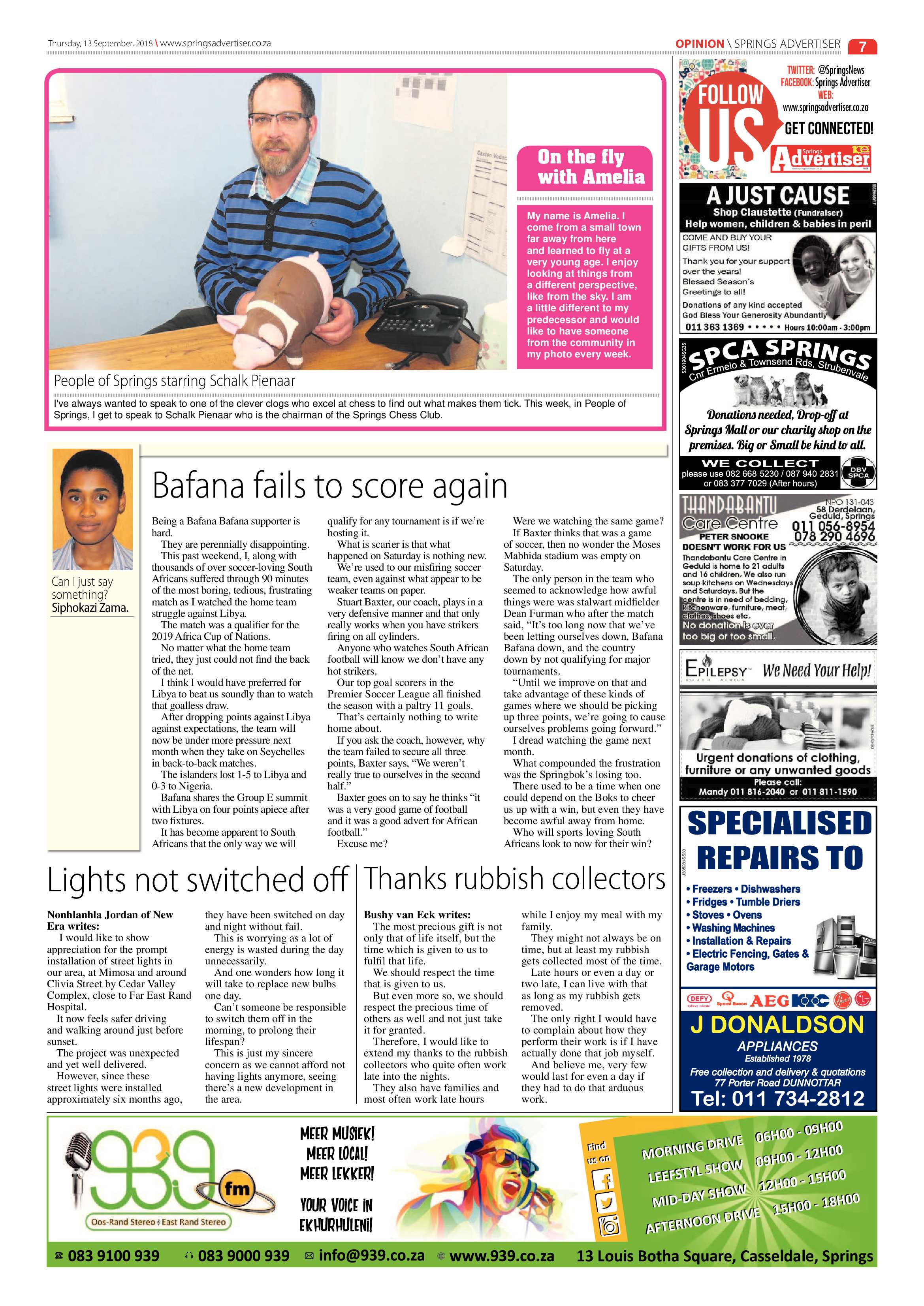 Springs Advertiser 13 September 2018 page 7