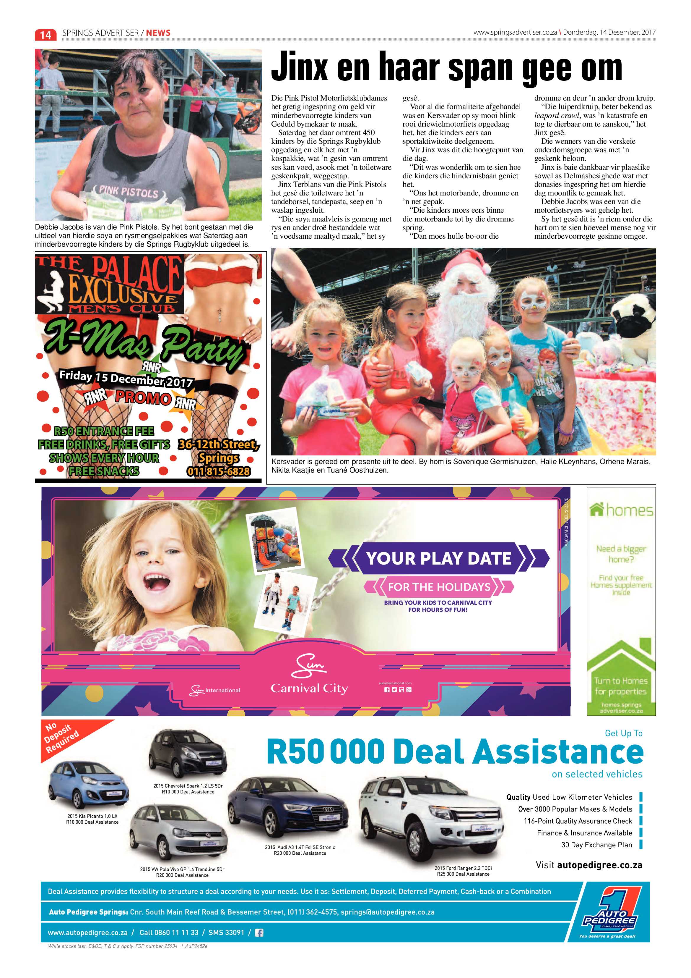 Springs Advertiser 14 December 2017 page 14
