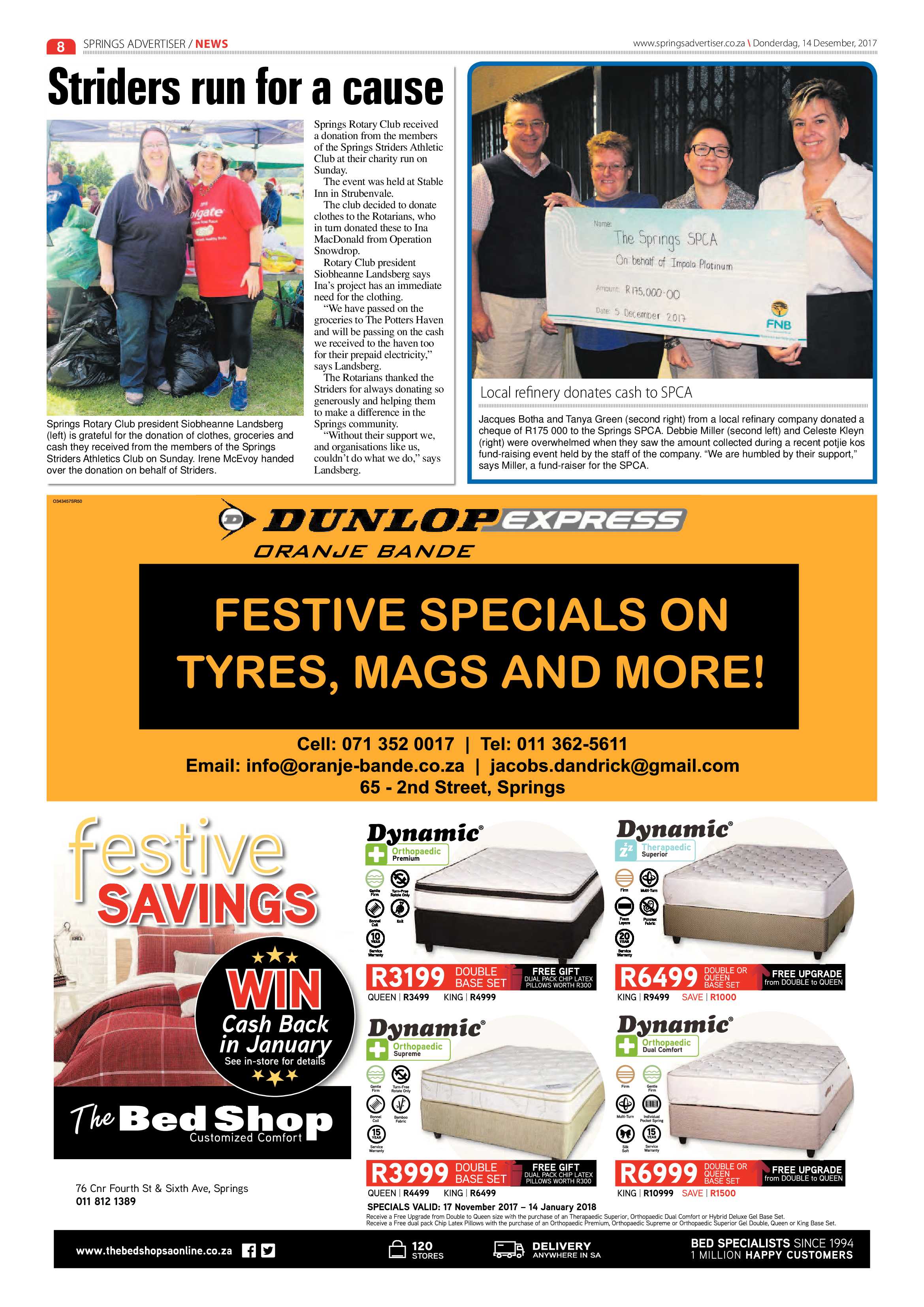 Springs Advertiser 14 December 2017 page 8