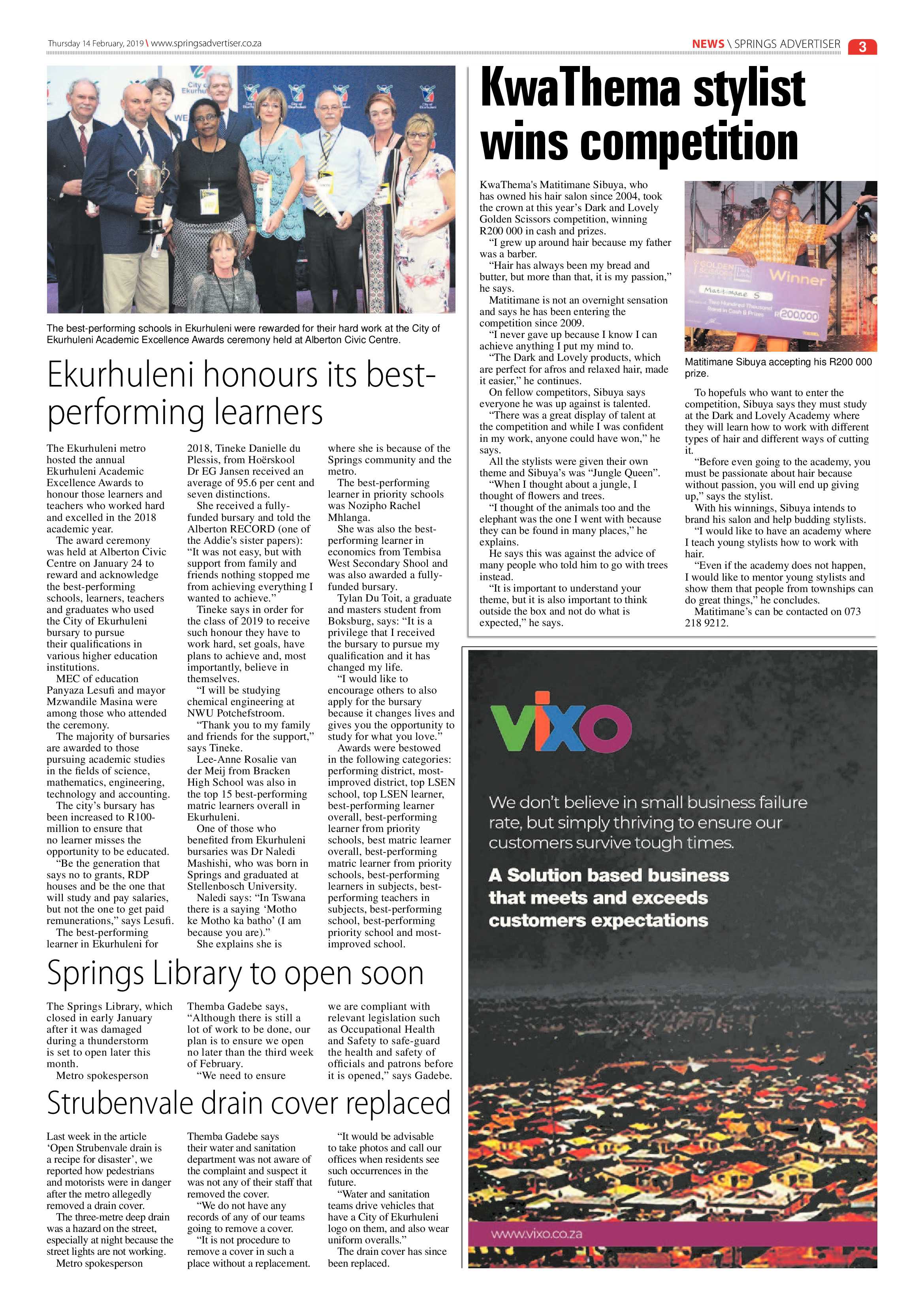 Springs Advertiser 14 February 2019 page 3