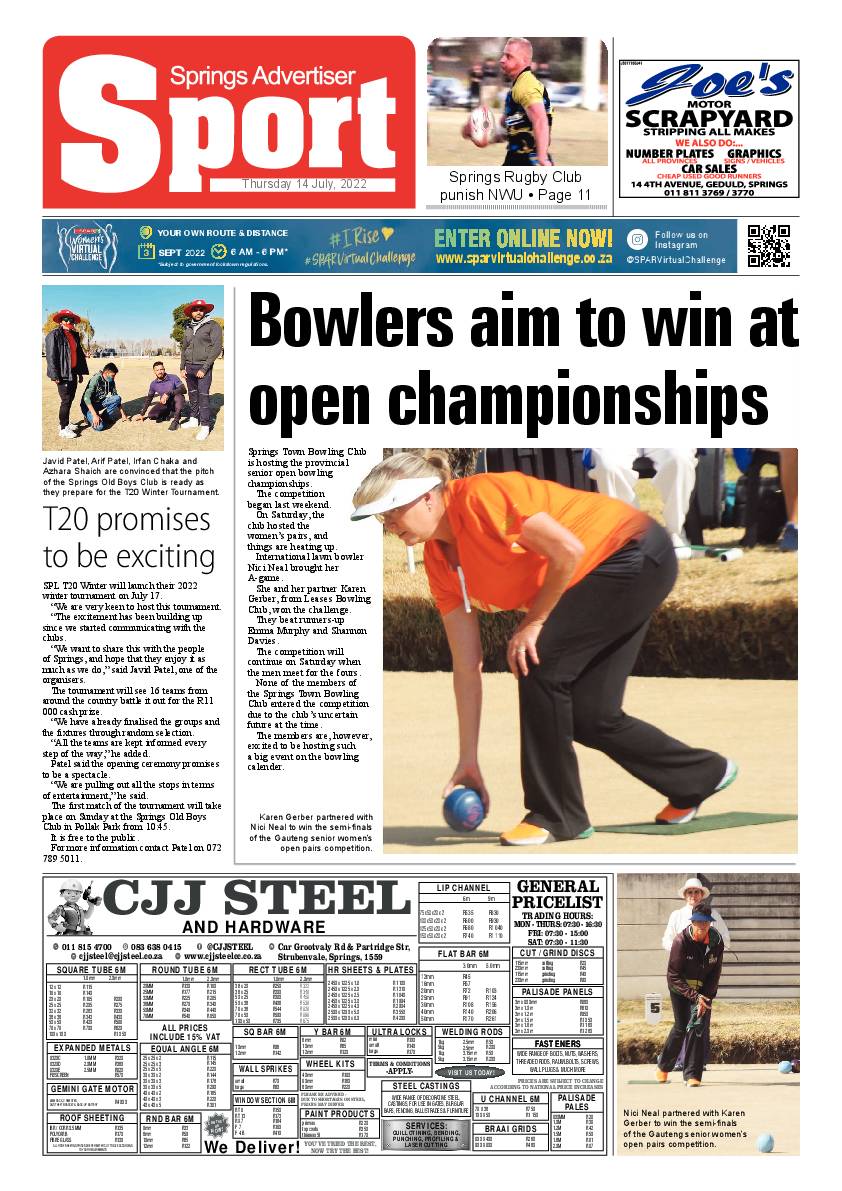 Springs Advertiser 14 July 2022 page 12