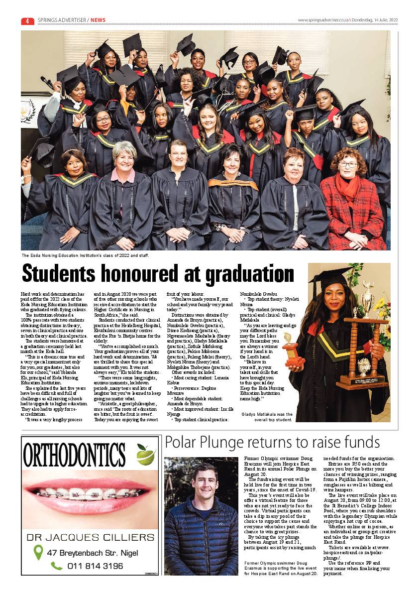 Springs Advertiser 14 July 2022 page 4