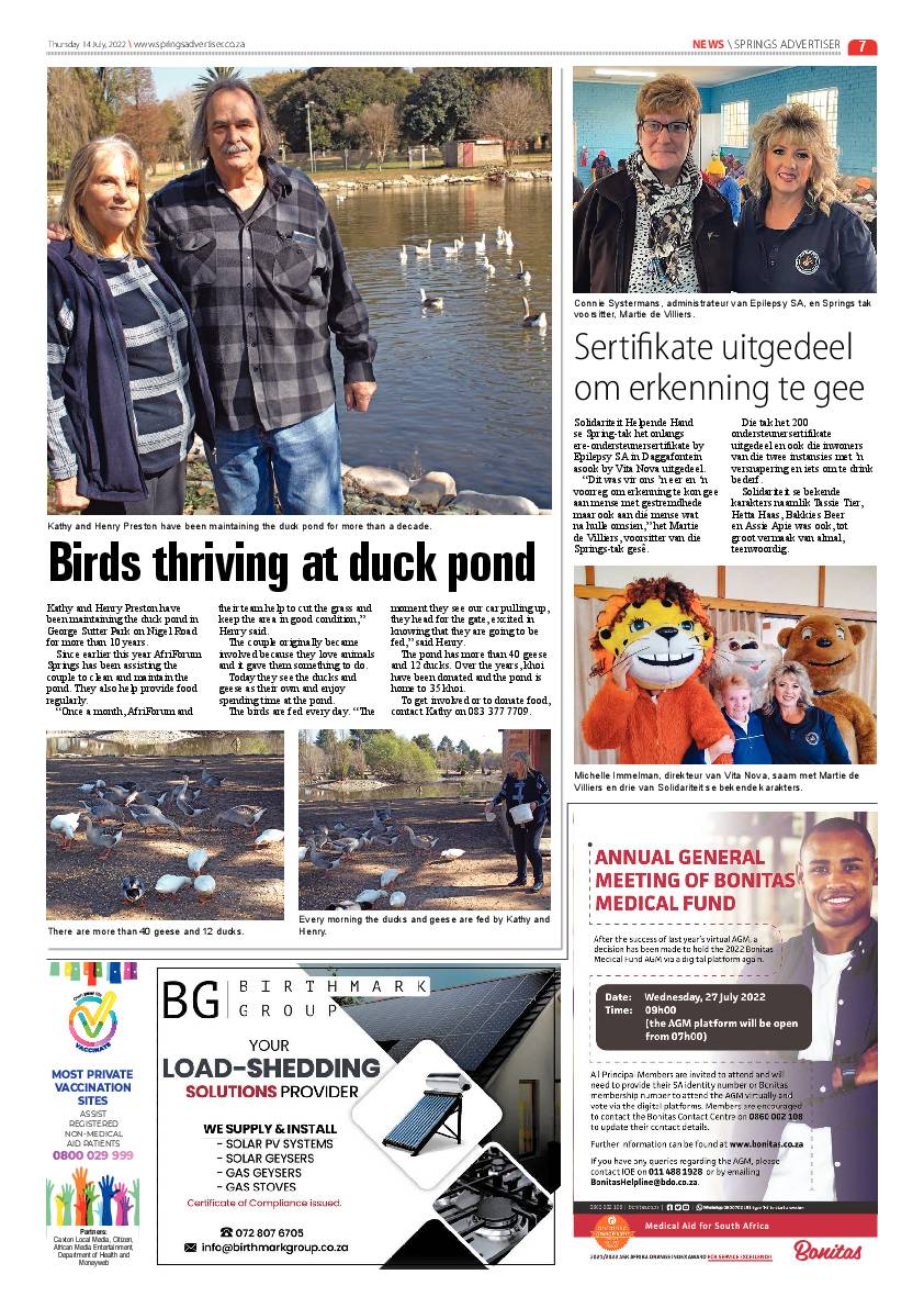Springs Advertiser 14 July 2022 page 7