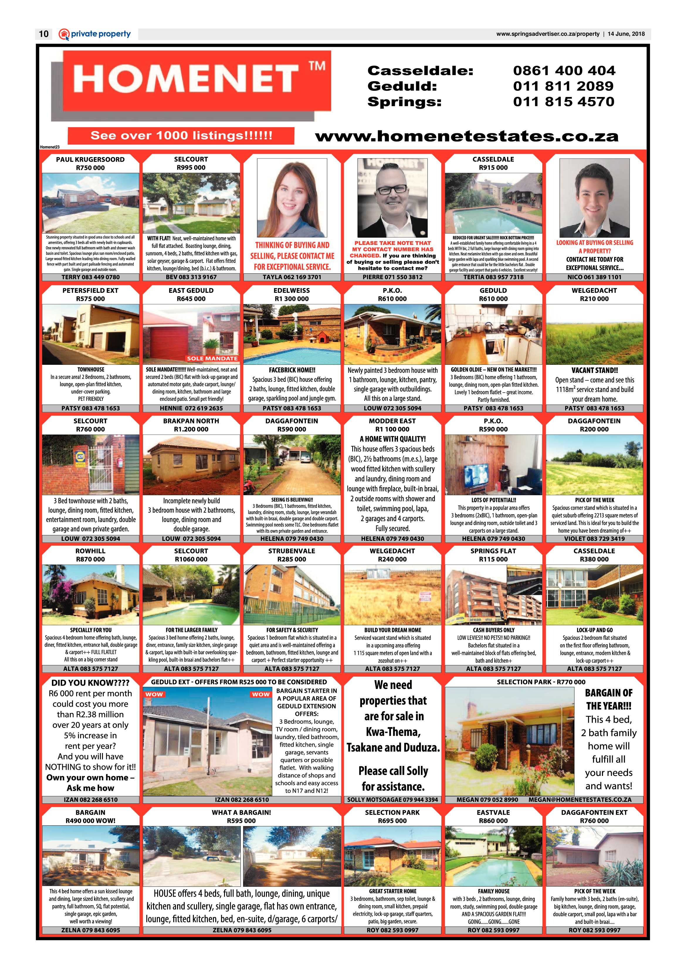 Springs Advertiser 14 June 2014 page 10