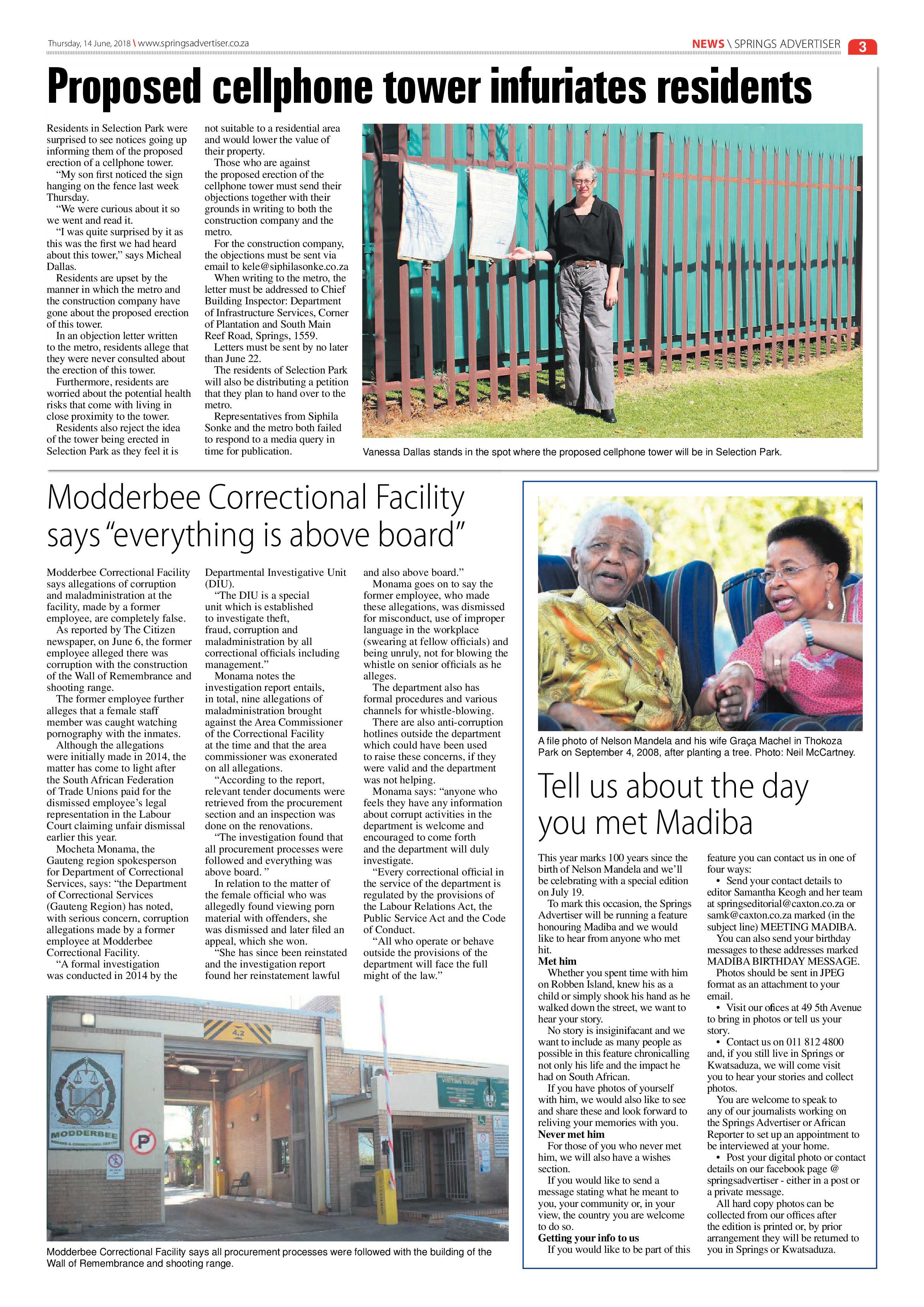 Springs Advertiser 14 June 2014 page 3