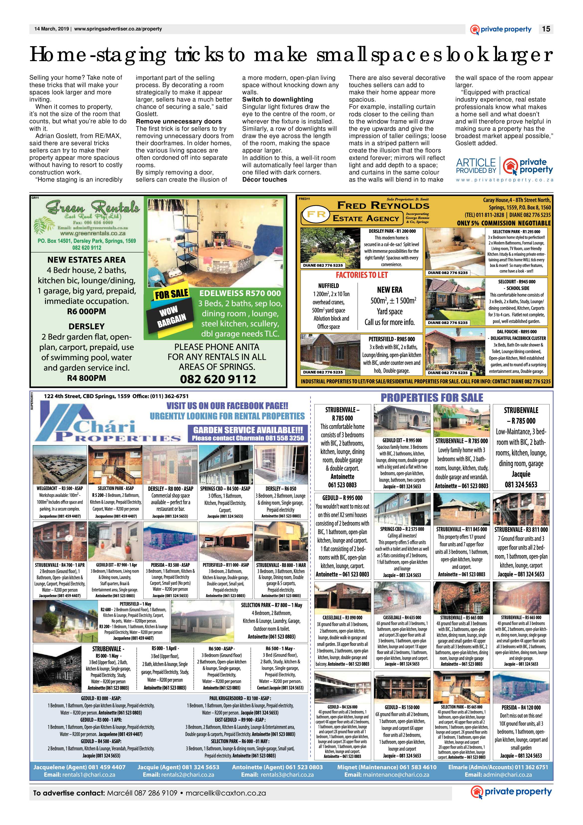 Springs Advertiser 14 March 2019 page 15