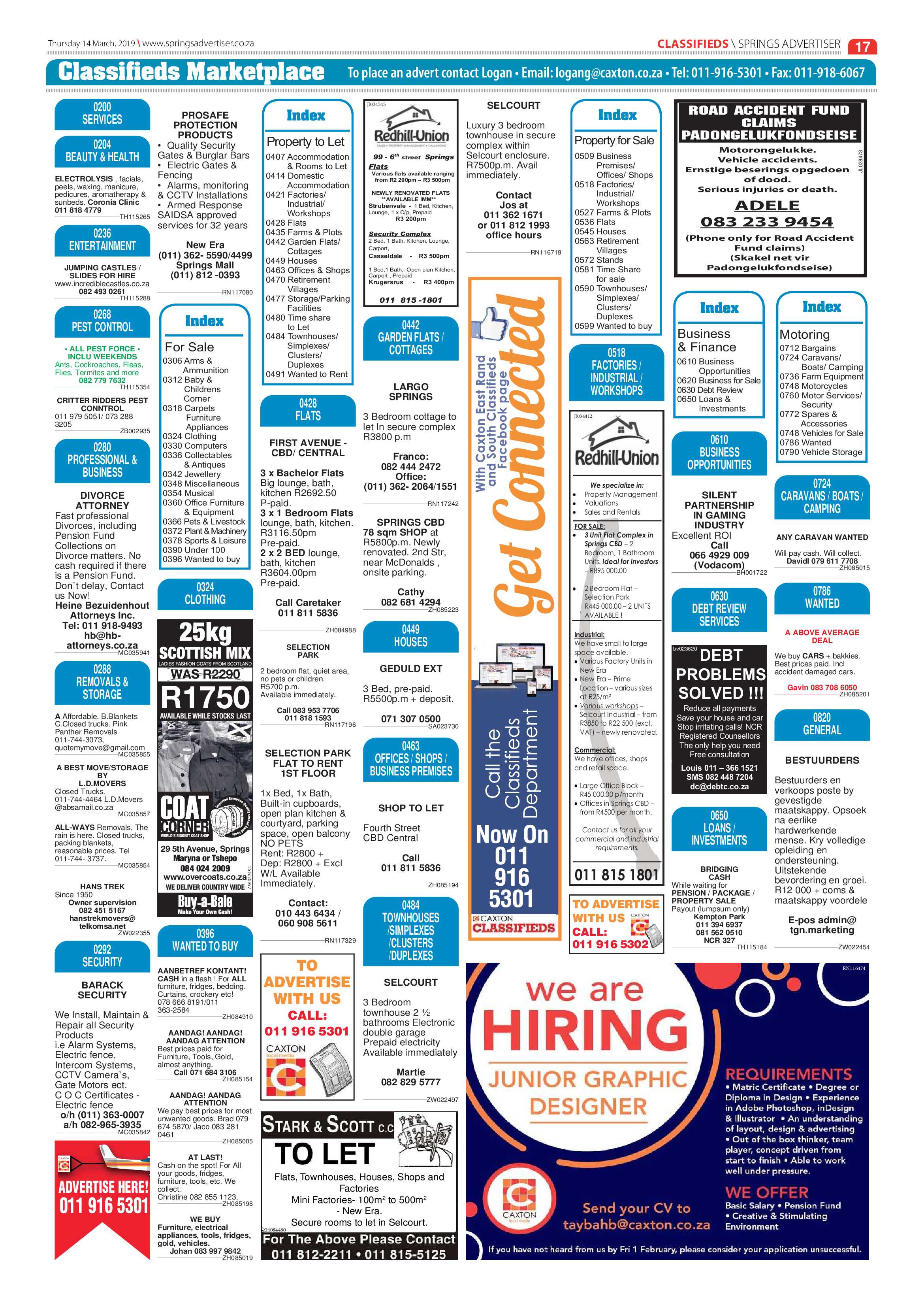 Springs Advertiser 14 March 2019 page 17