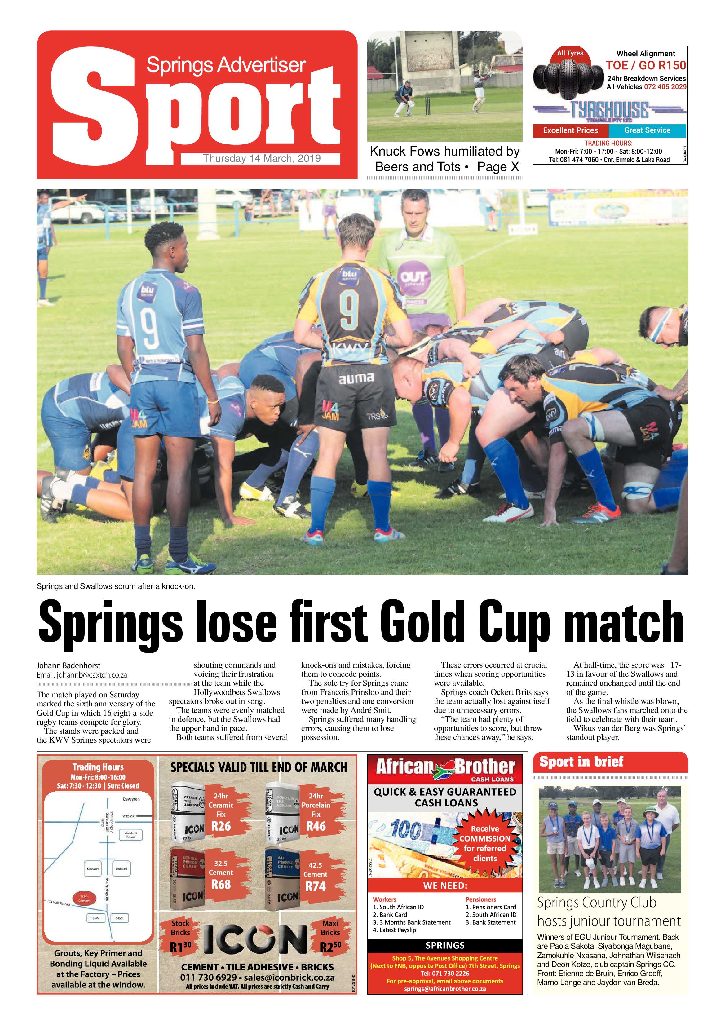Springs Advertiser 14 March 2019 page 20