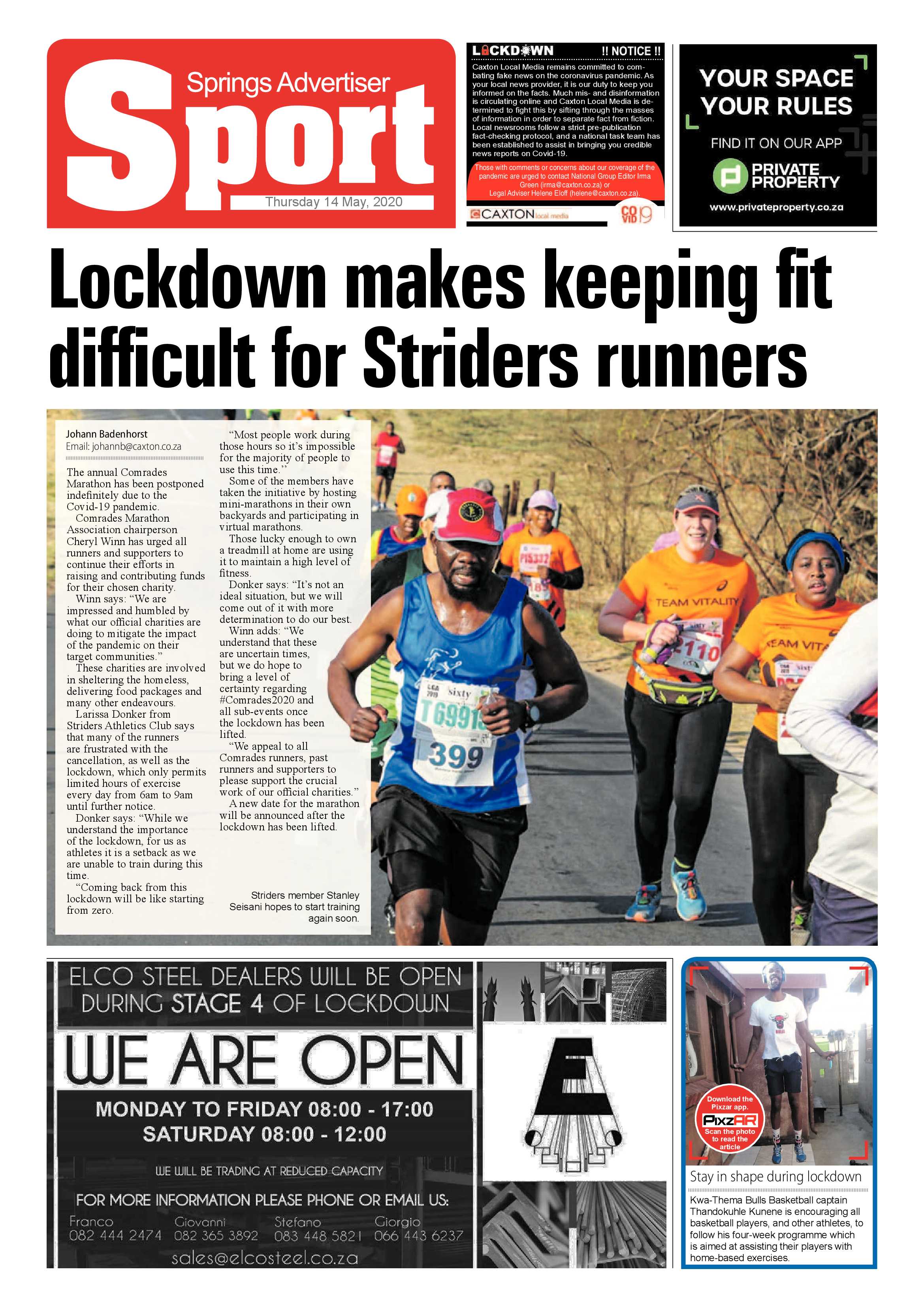 Springs Advertiser 14 May 2020 page 8