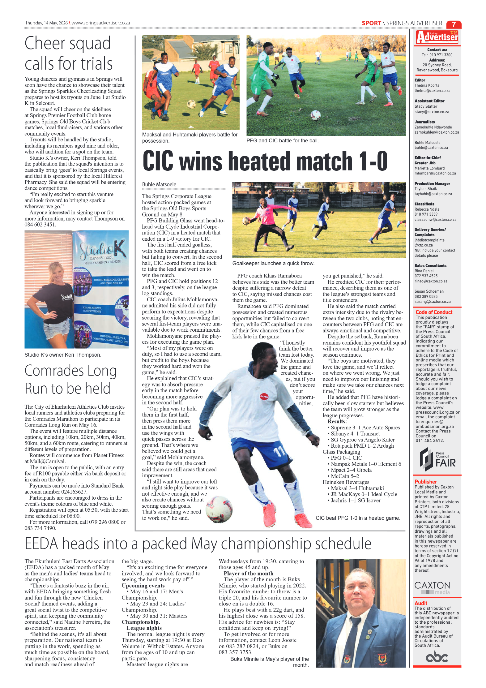Springs Advertiser 14 May 2026 page 9