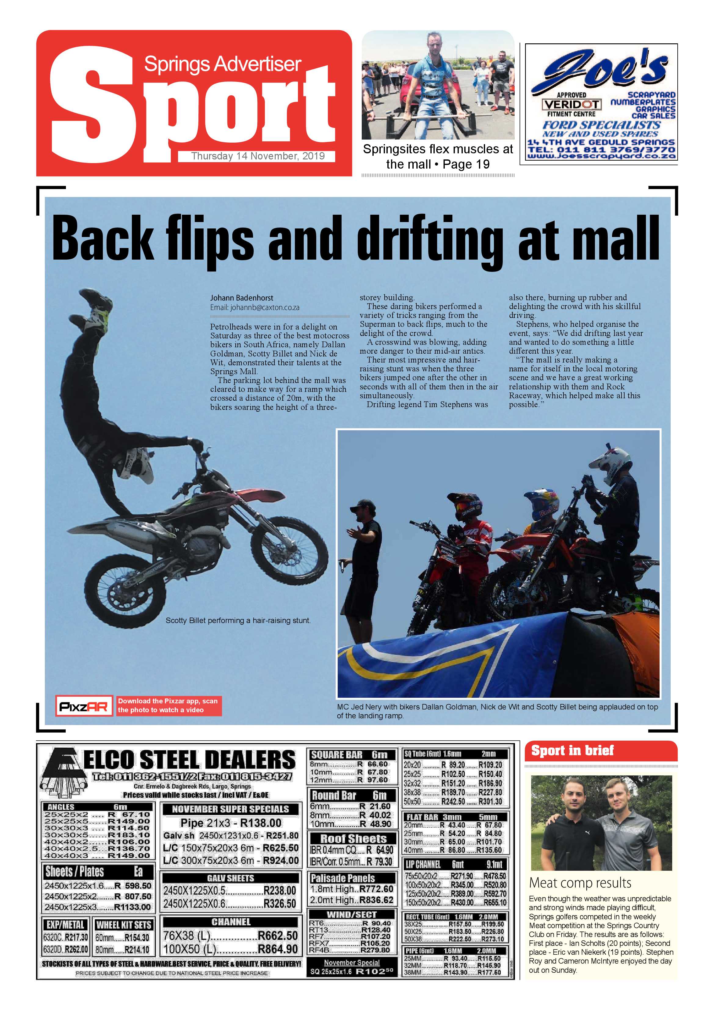 Springs Advertiser 14 November 2019 page 20