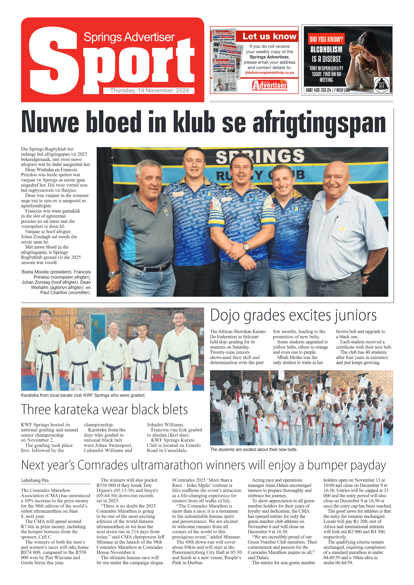 Springs Advertiser 14 November 2024 page 8