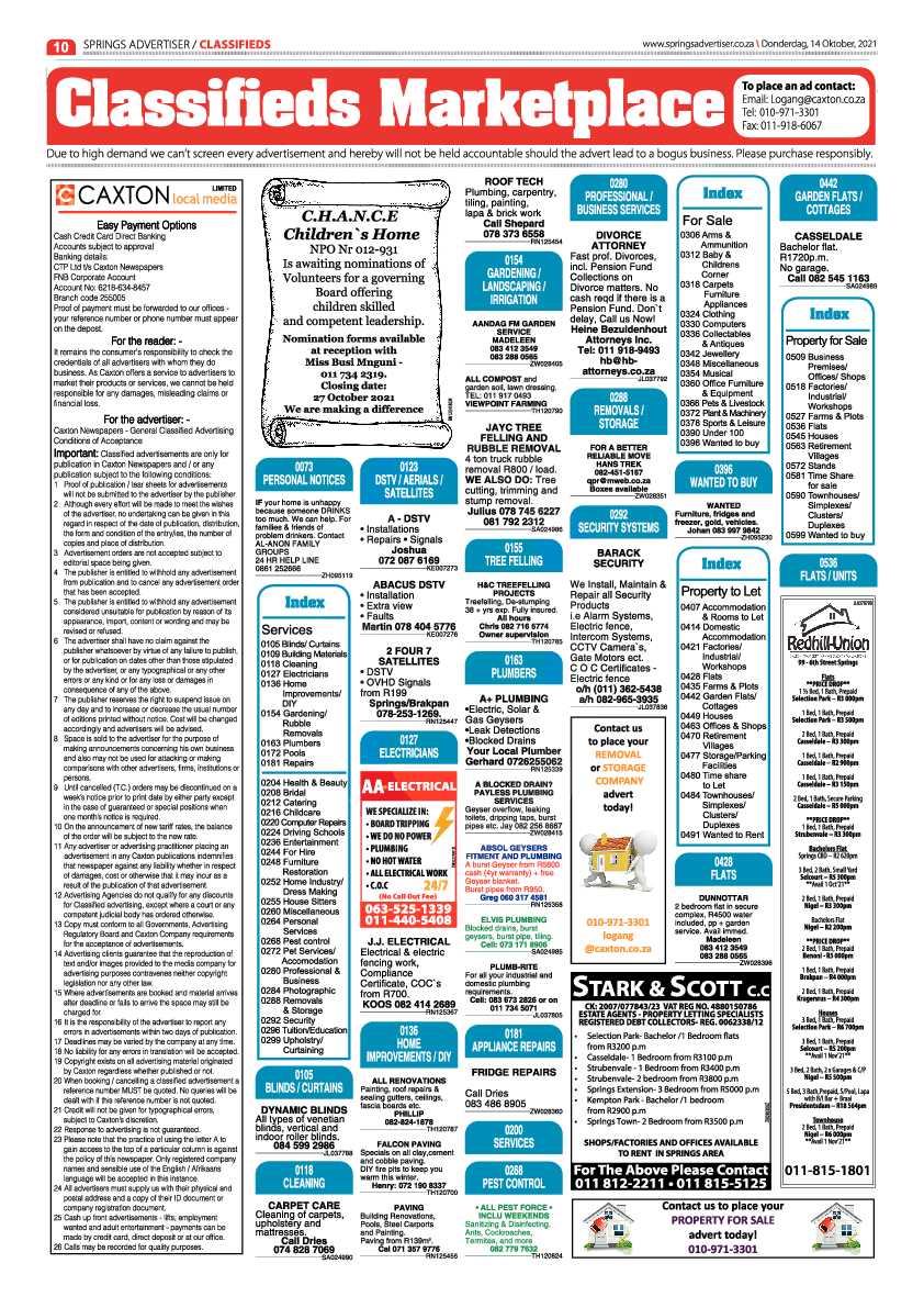 Springs Advertiser 14 October 2021 page 10