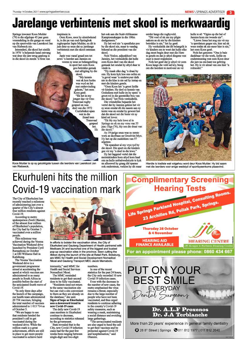 Springs Advertiser 14 October 2021 page 3