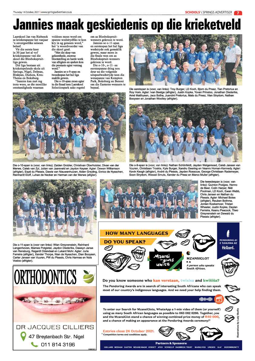 Springs Advertiser 14 October 2021 page 7