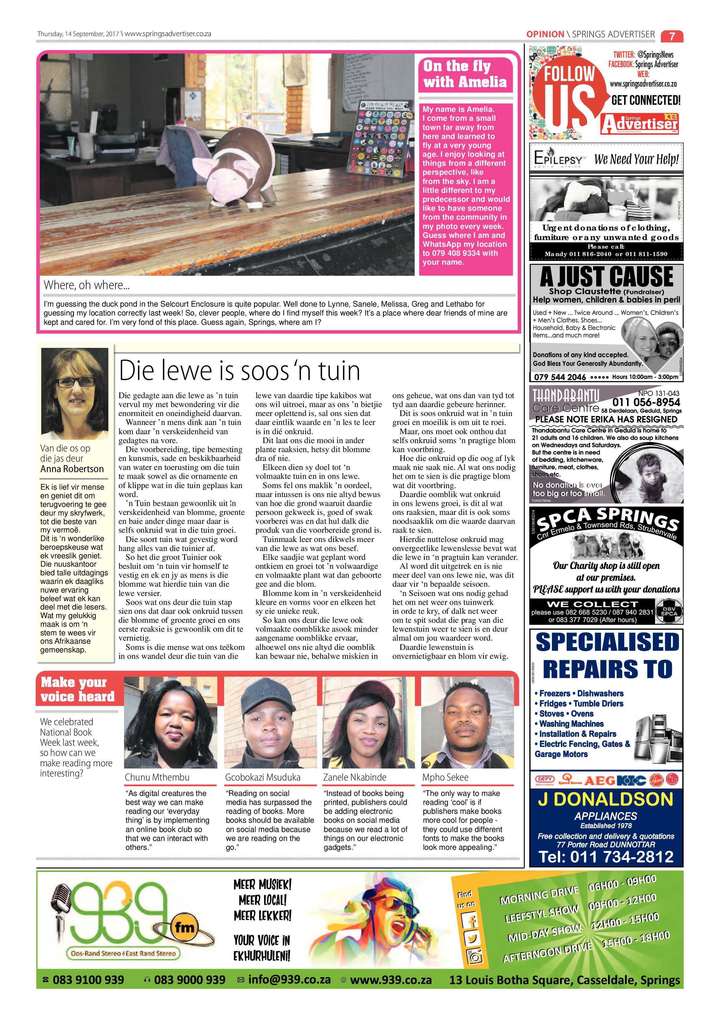 Springs Advertiser 14 September 2017 page 7