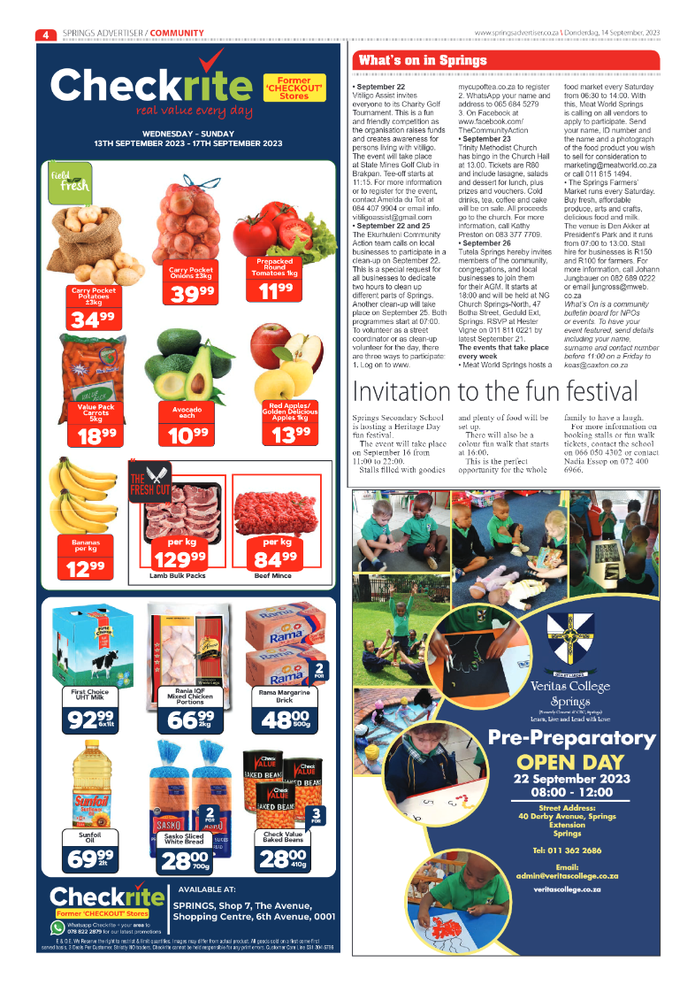 Springs Advertiser 14 September 2023 page 4
