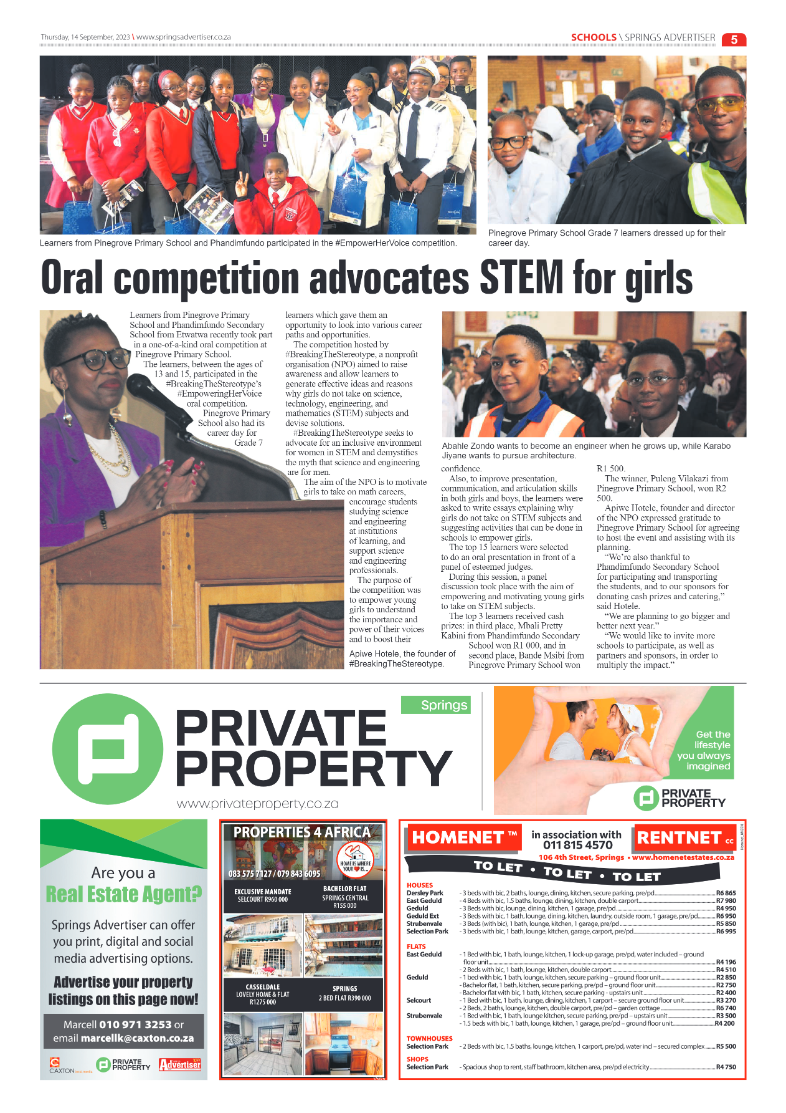 Springs Advertiser 14 September 2023 page 5
