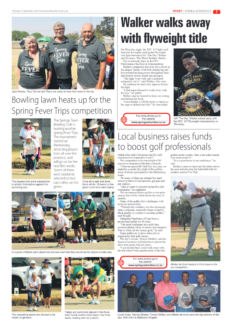 Springs Advertiser 14 September 2023 page 7