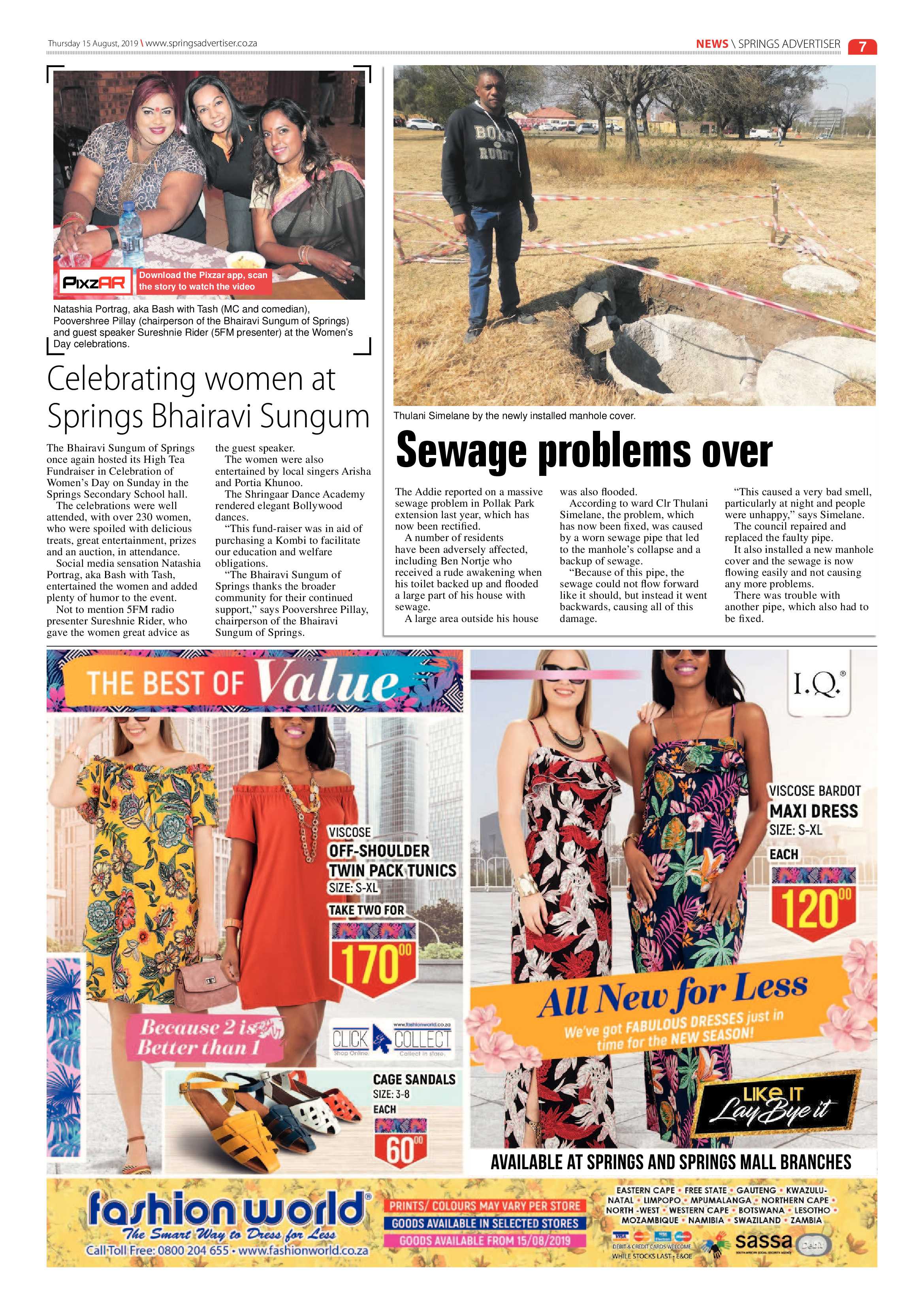 Springs Advertiser 15 August 2019 page 7