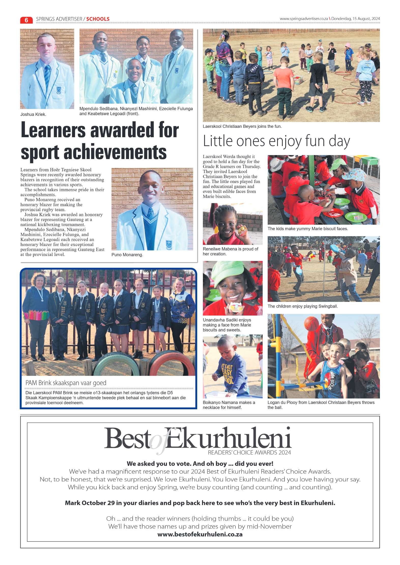 Springs Advertiser 15 August 2024 page 6