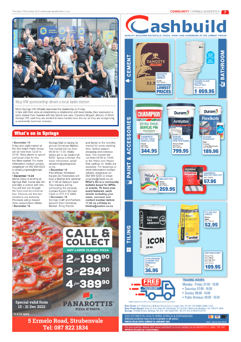 Springs Advertiser 15 Dec 2022 page 9