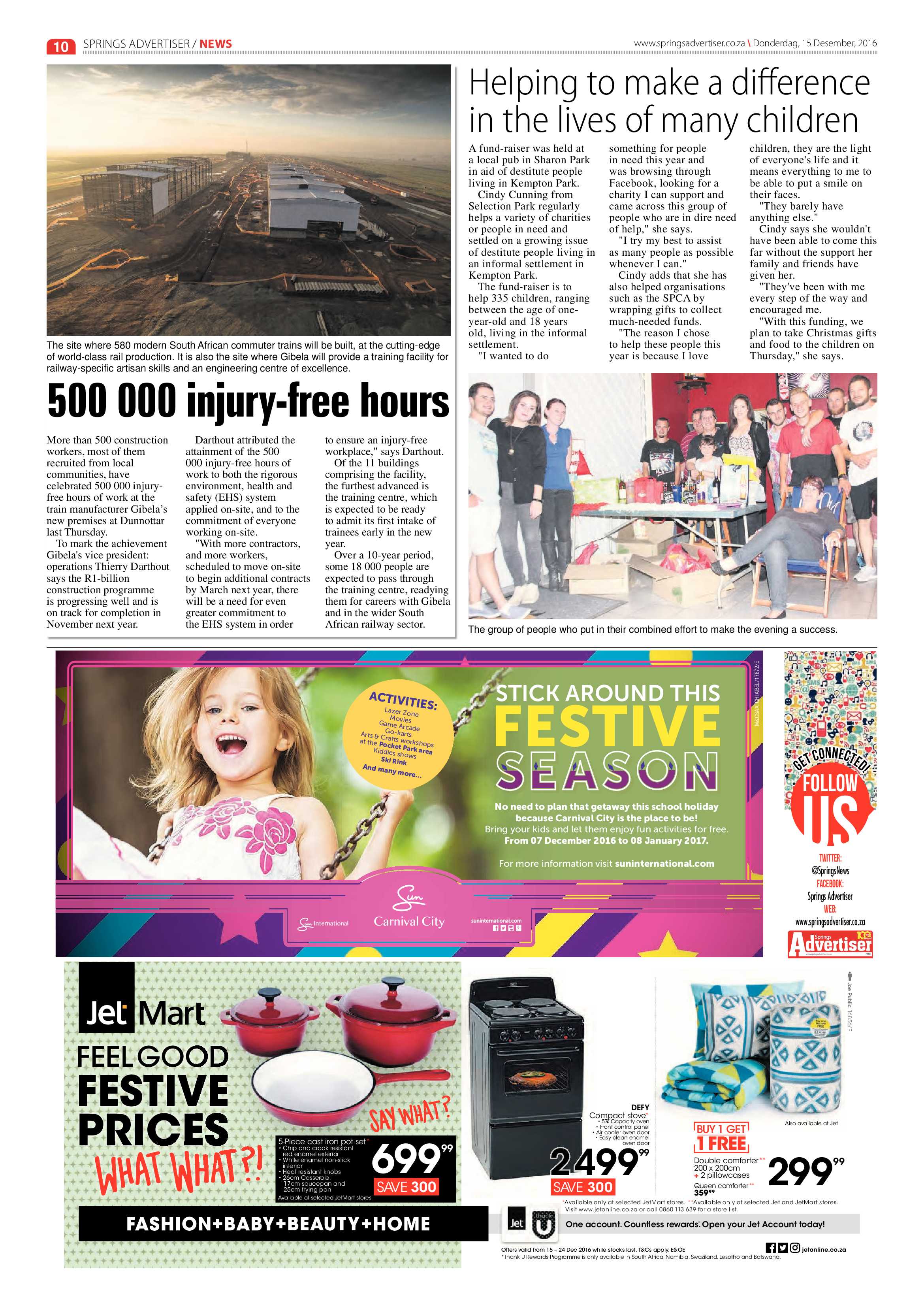 Springs Advertiser 15 December 2016 page 10