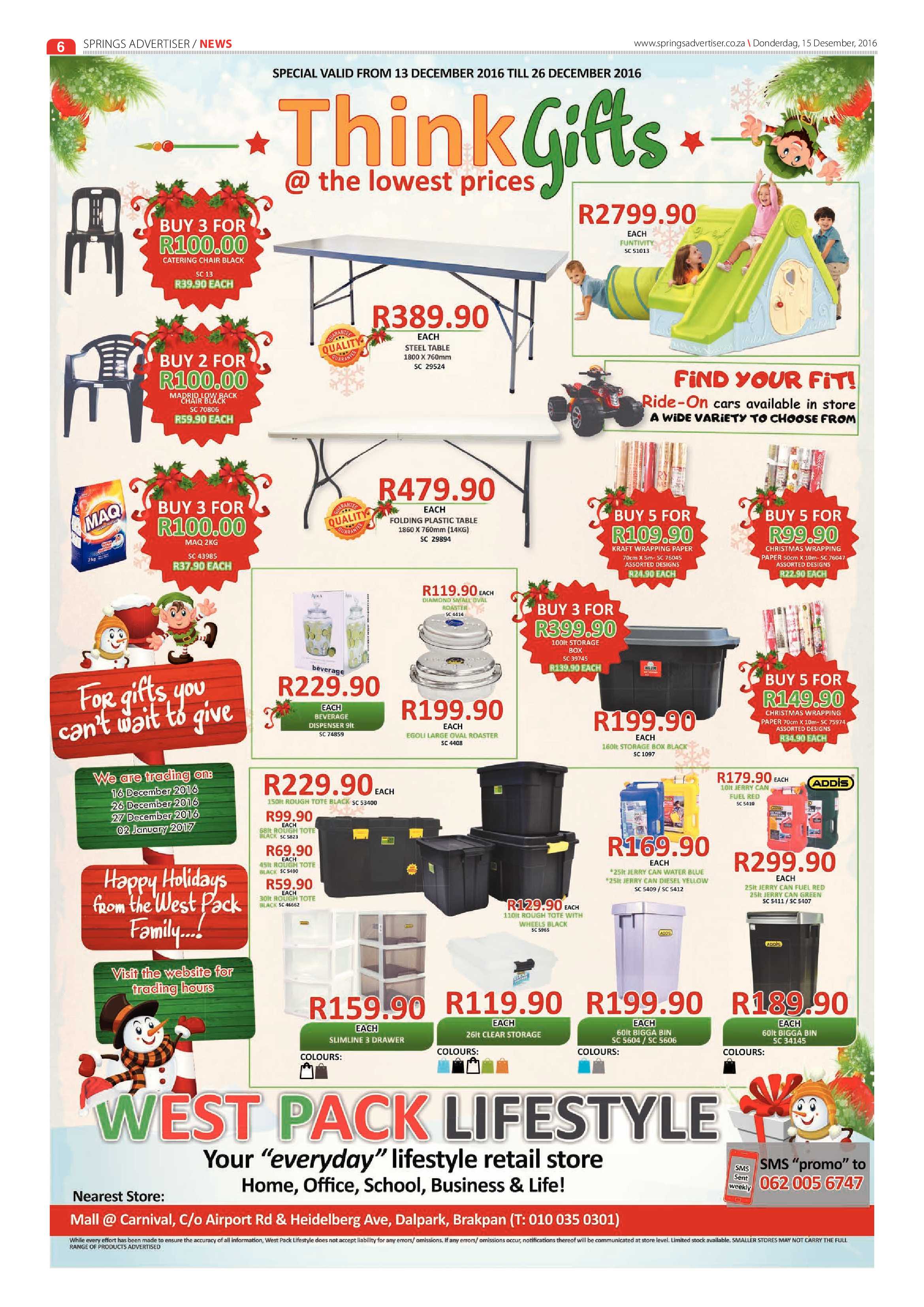Springs Advertiser 15 December 2016 page 6
