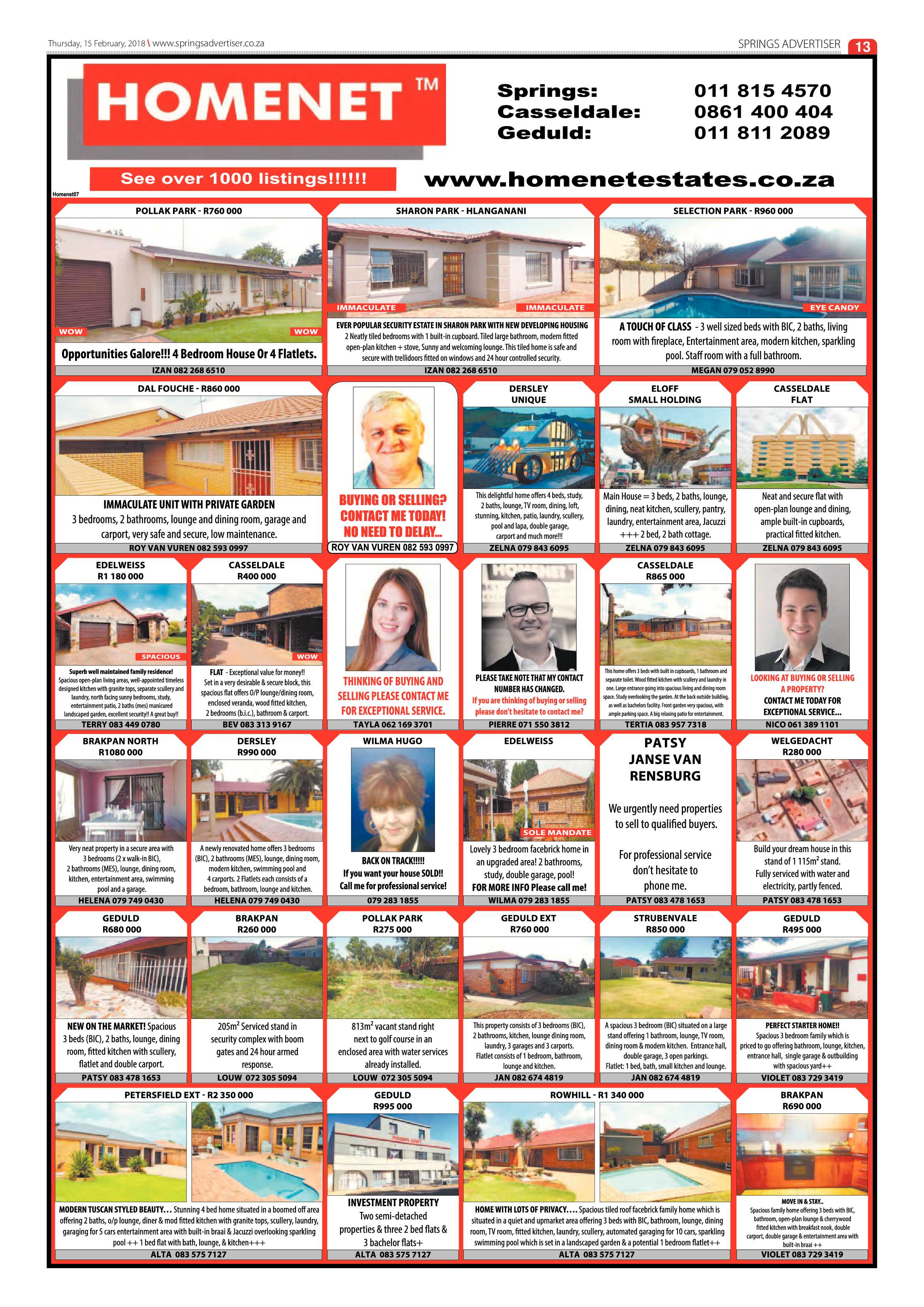Springs Advertiser 15 February 2018 page 13